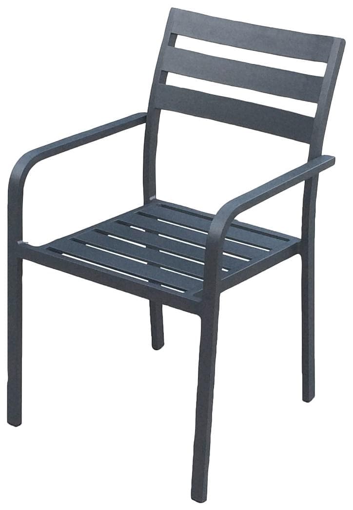 Garden Pleasure Stapelstuhl Treviso Anthrazit 4er Set