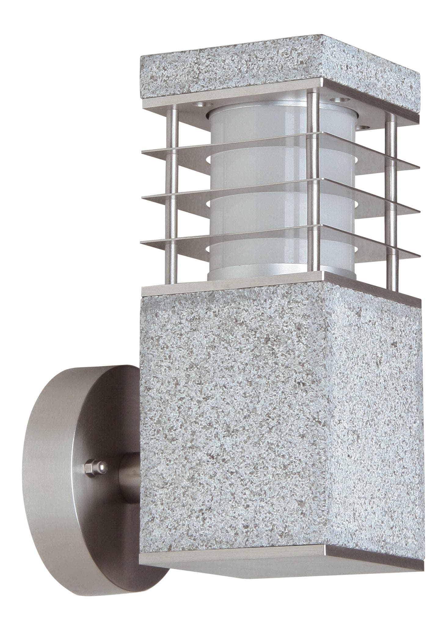 HEITRONIC LED Wandleuchte La Mer Grau Granit Outdoor