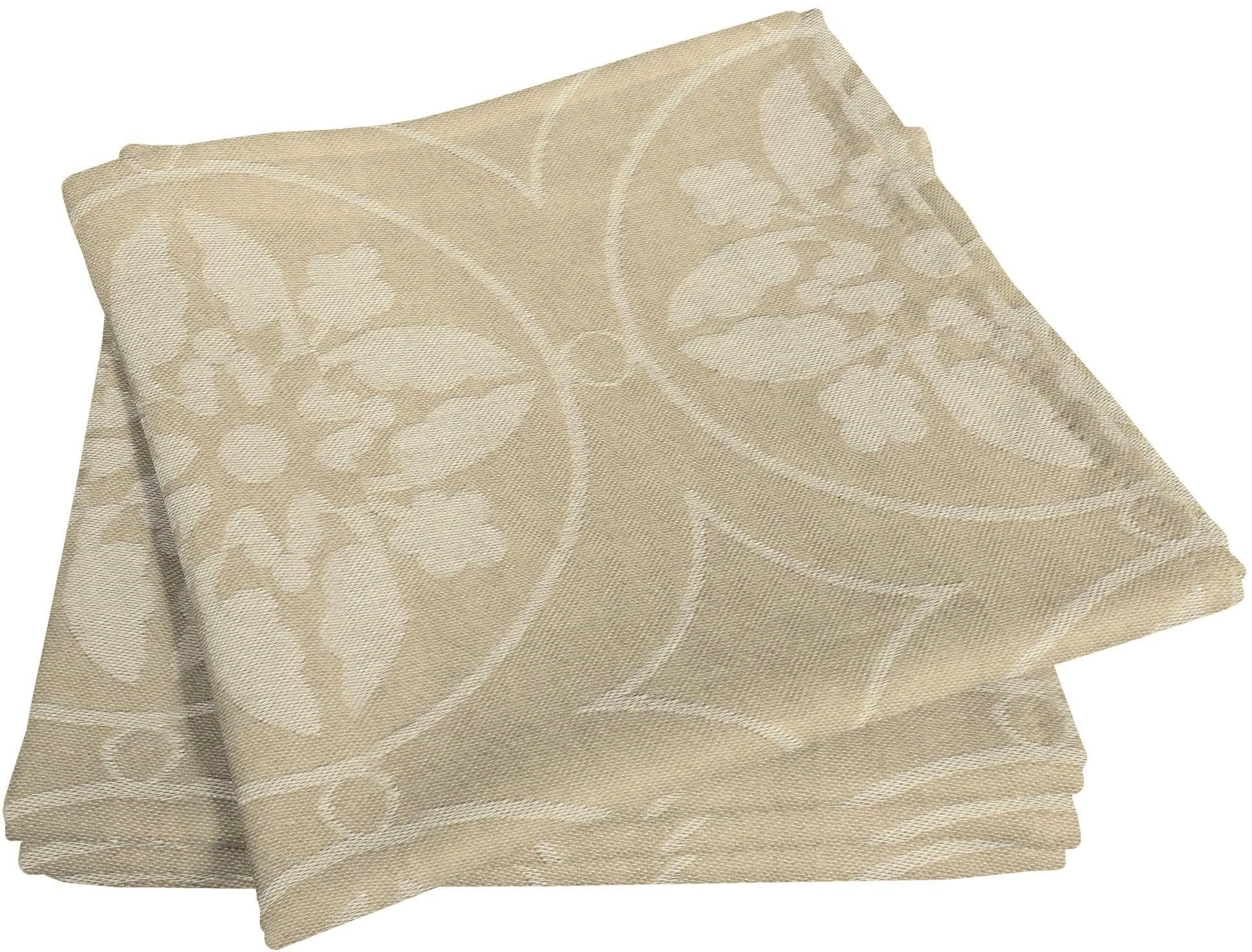 ADAM Stoffservietten Romantic Puligny Light 4er-Set Beige