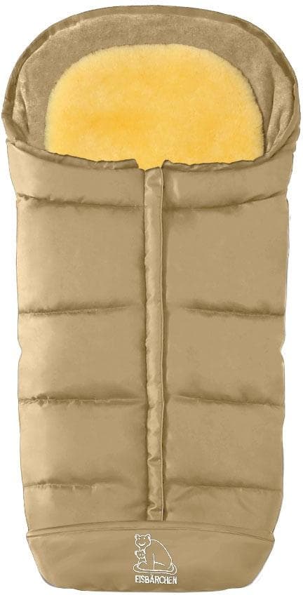 Heitmann Felle Fußsack Eisbärchen 2-in-1 Lammfell Beige