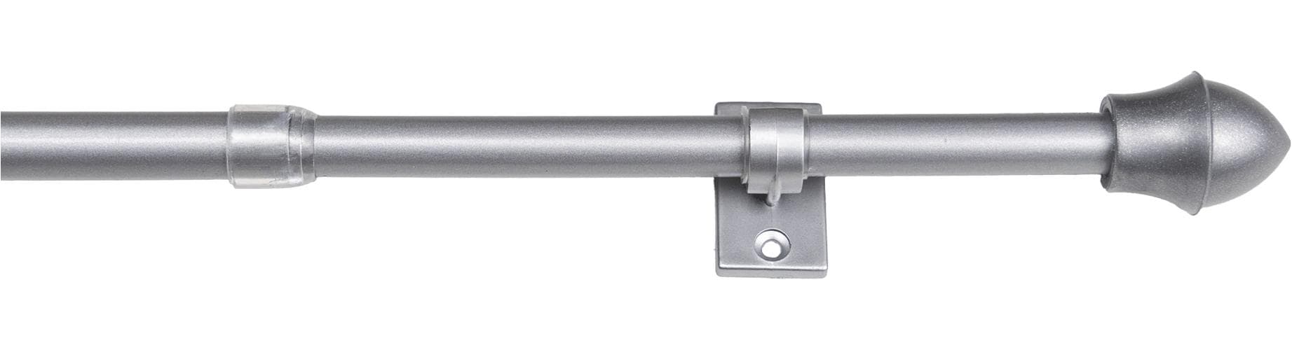 Garesa Scheibenstange Barock Grau Ausziehbar 13mm