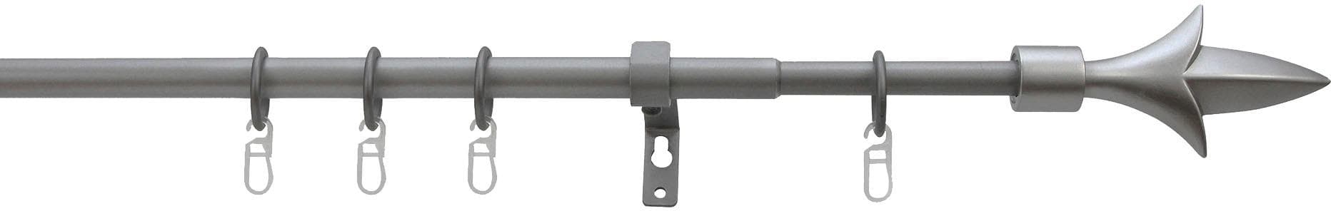 Indeko Gardinenstange Erfurt: Ausziehbare Teleskopstange aus Stahl