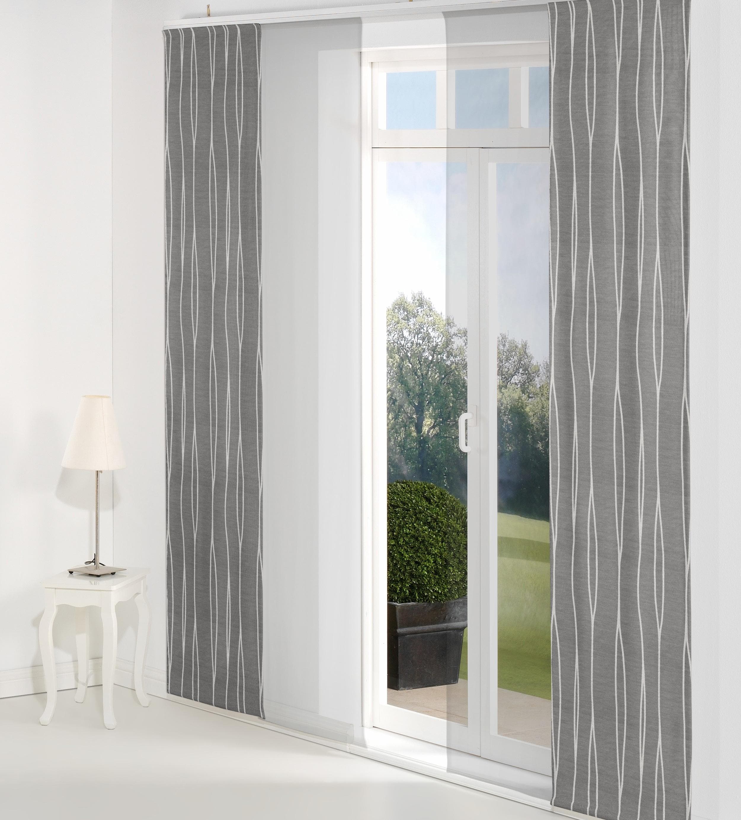 Schiebegardine WIRTH "DALLAS" Gr. 2 Jacquard Polyacryl Polyester