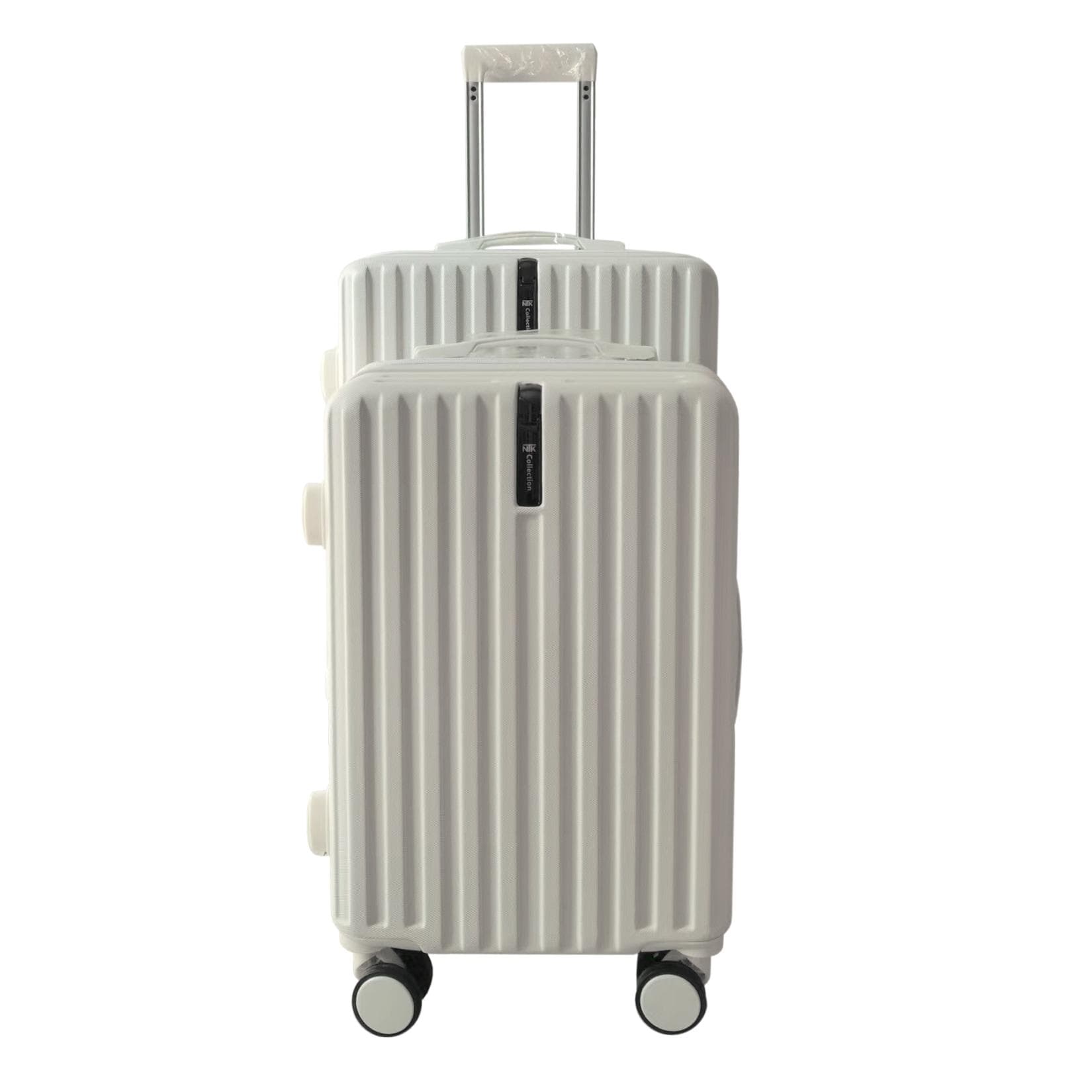 NTK-Collection Hartschalenkoffer 2er-Set Leandra Weiß ABS