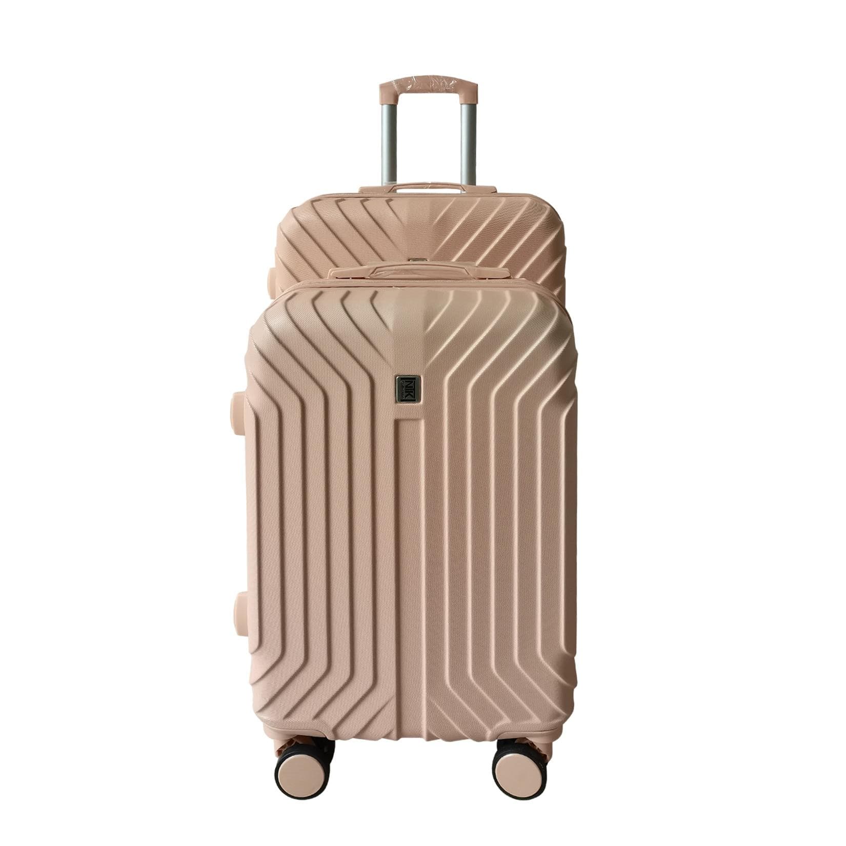 NTK-Collection Hartschalenkoffer 2er-Set Mabell Rosa ABS