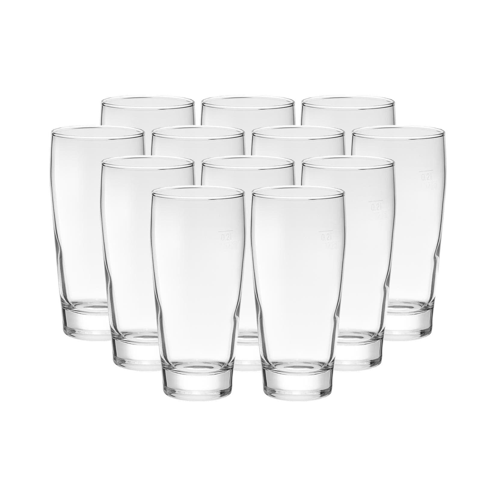 Pasabahce Willi Becher 0,2 l geeicht 12er Set Glas