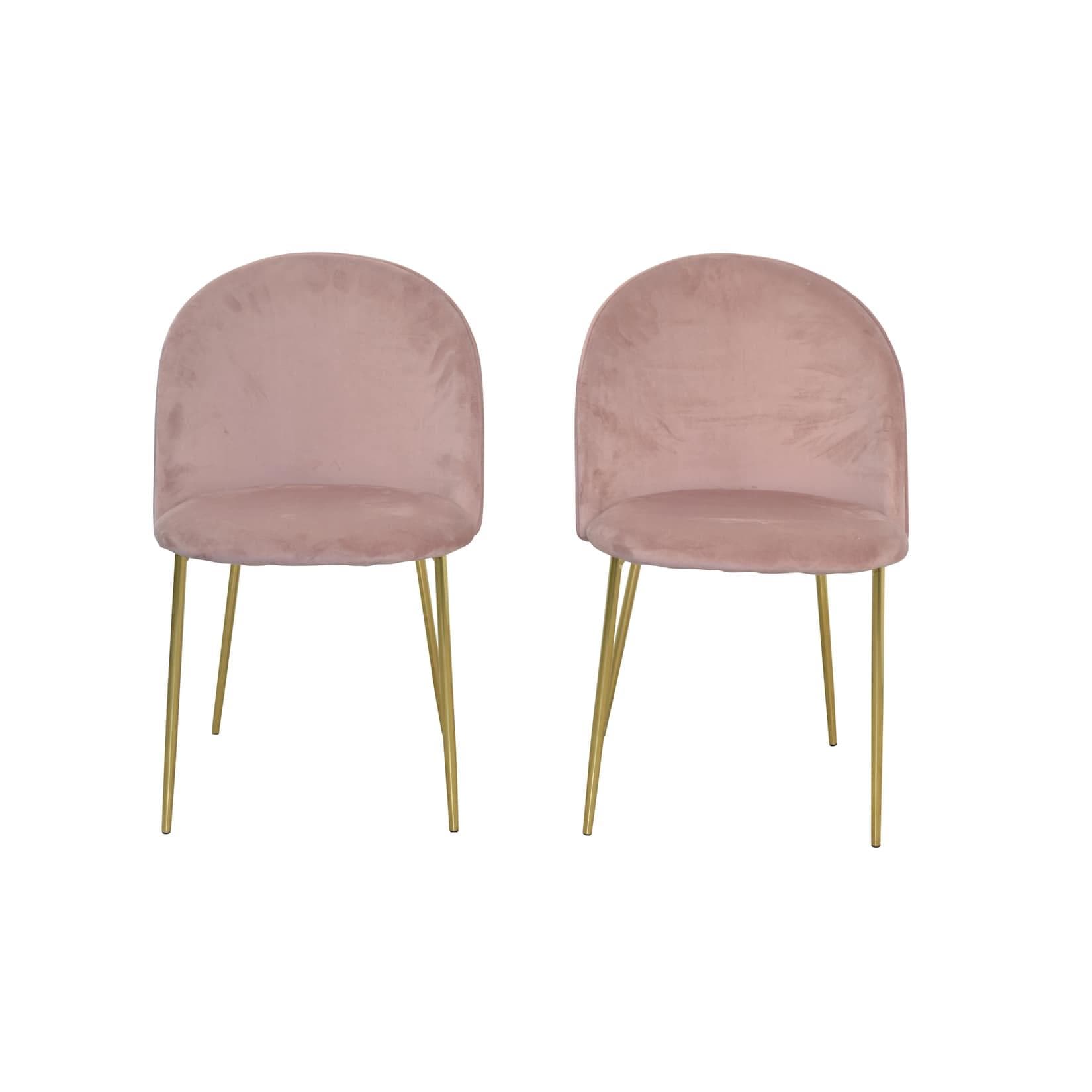 Polsterstuhl Set "French Velvet" - 2er-Set in trendigen Farbkombinationen