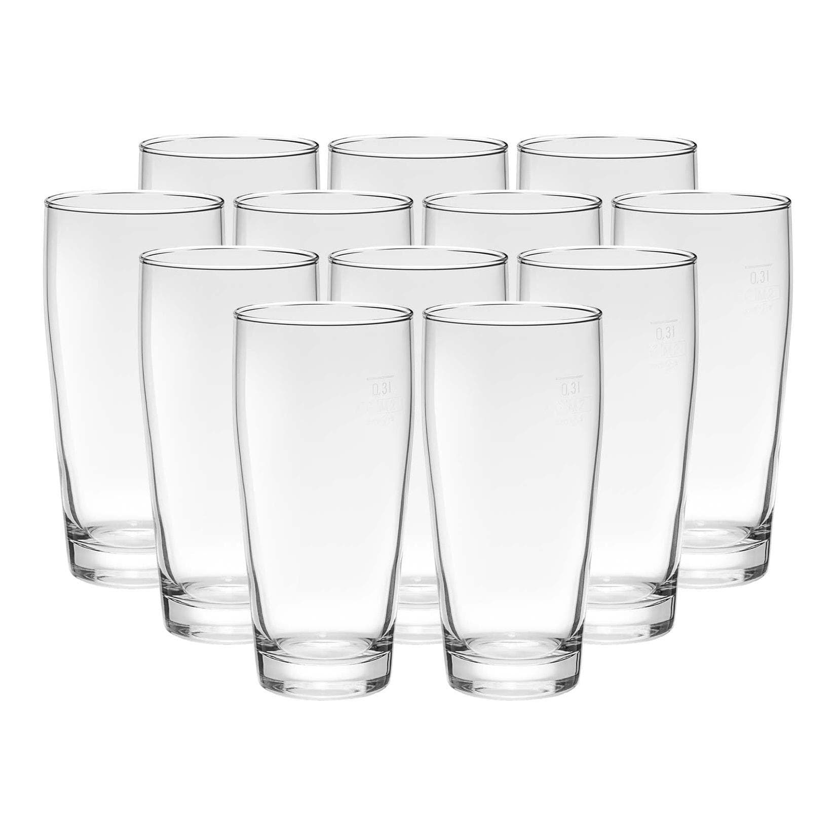 Pasabahce Willi Becher 0,3l 12er Set Transparent Glas