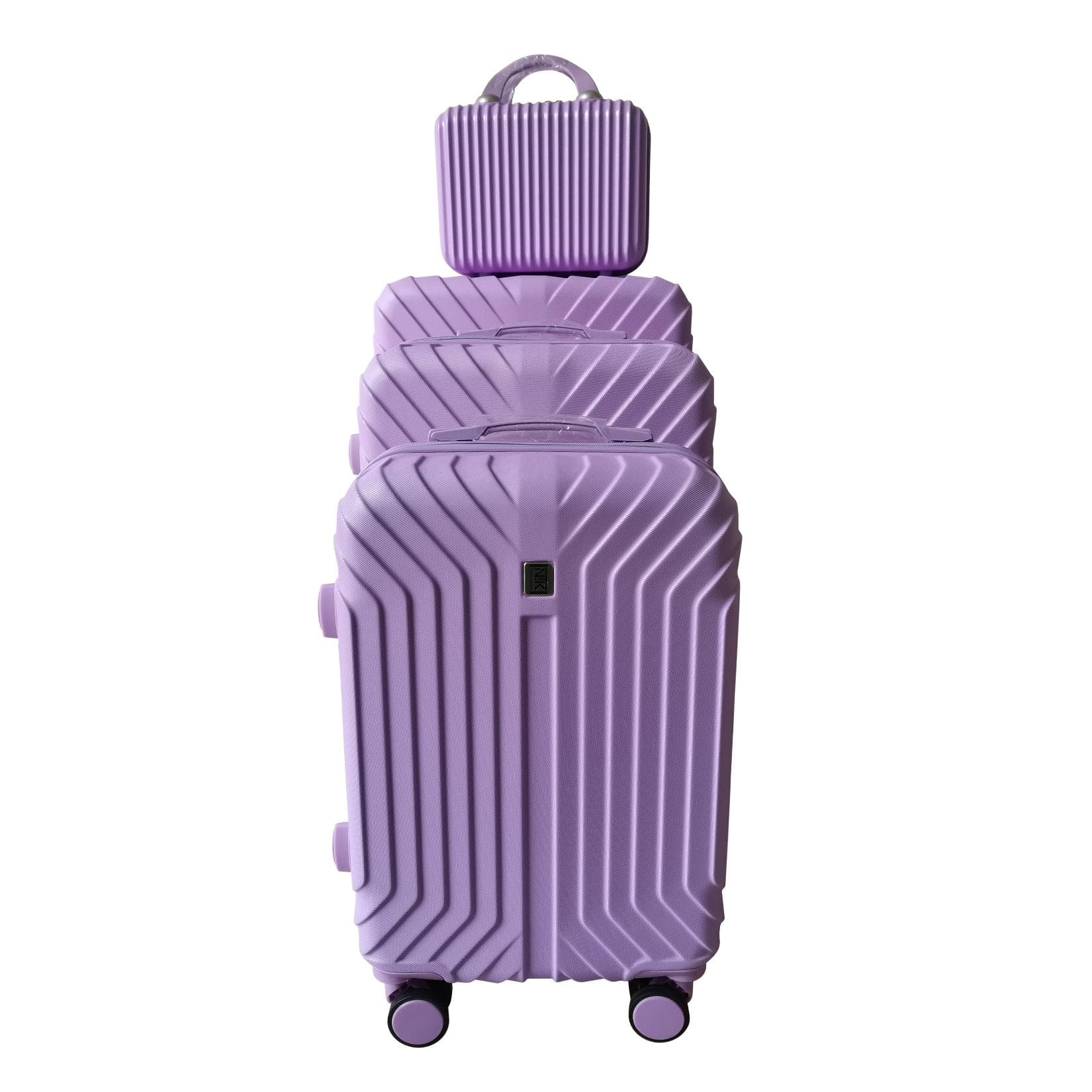 NTK-Collection Hartschalenkoffer 4er-Set Mabell Lila ABS