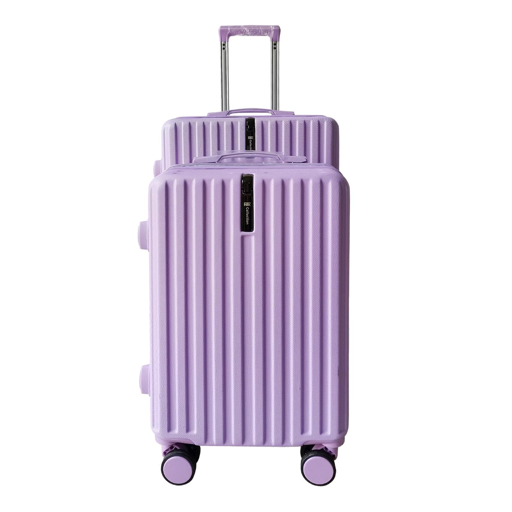 NTK-Collection Hartschalenkoffer 2er-Set Leandra Lila ABS