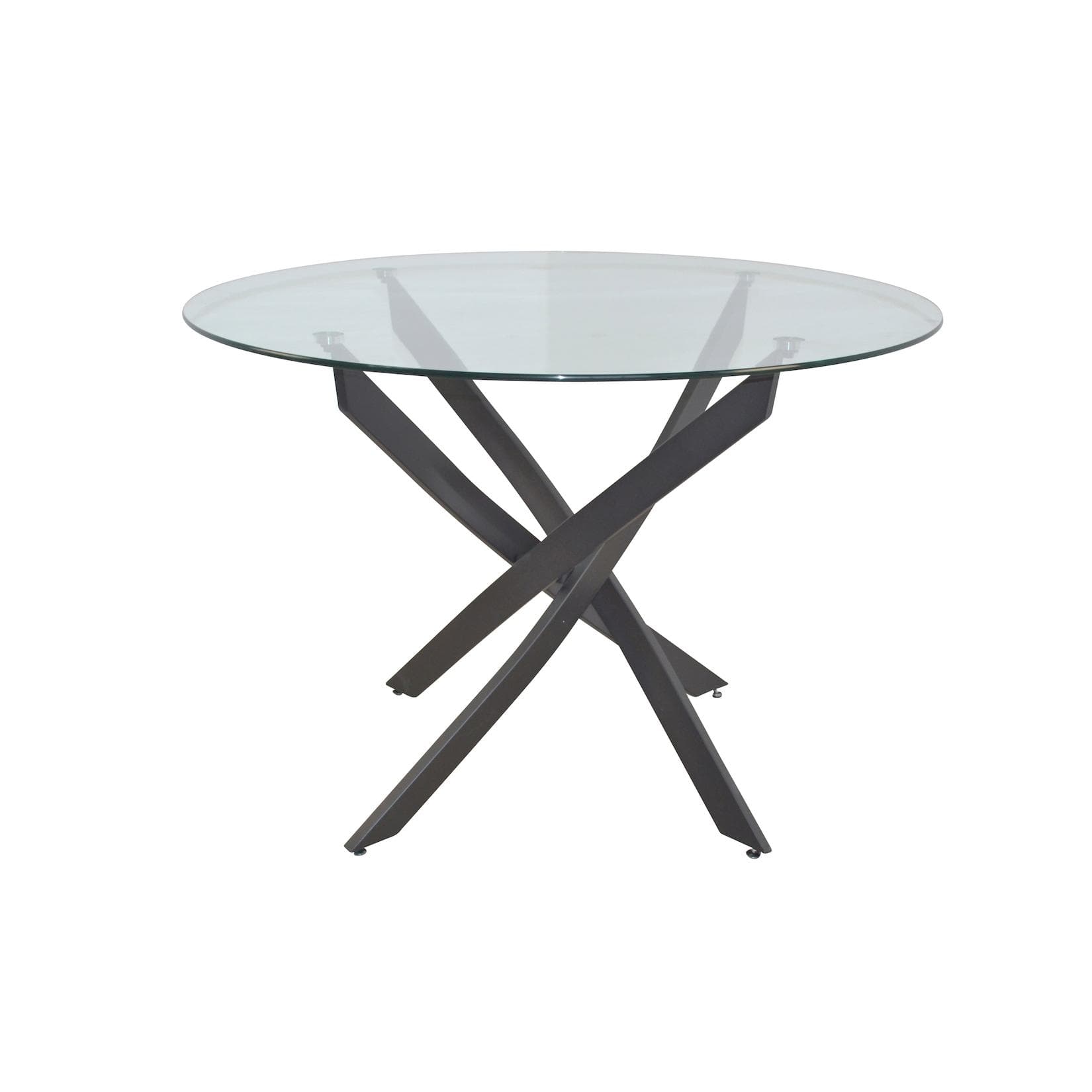 moebel-direkt-online Esstisch Glas Metall Gestell Schwarz