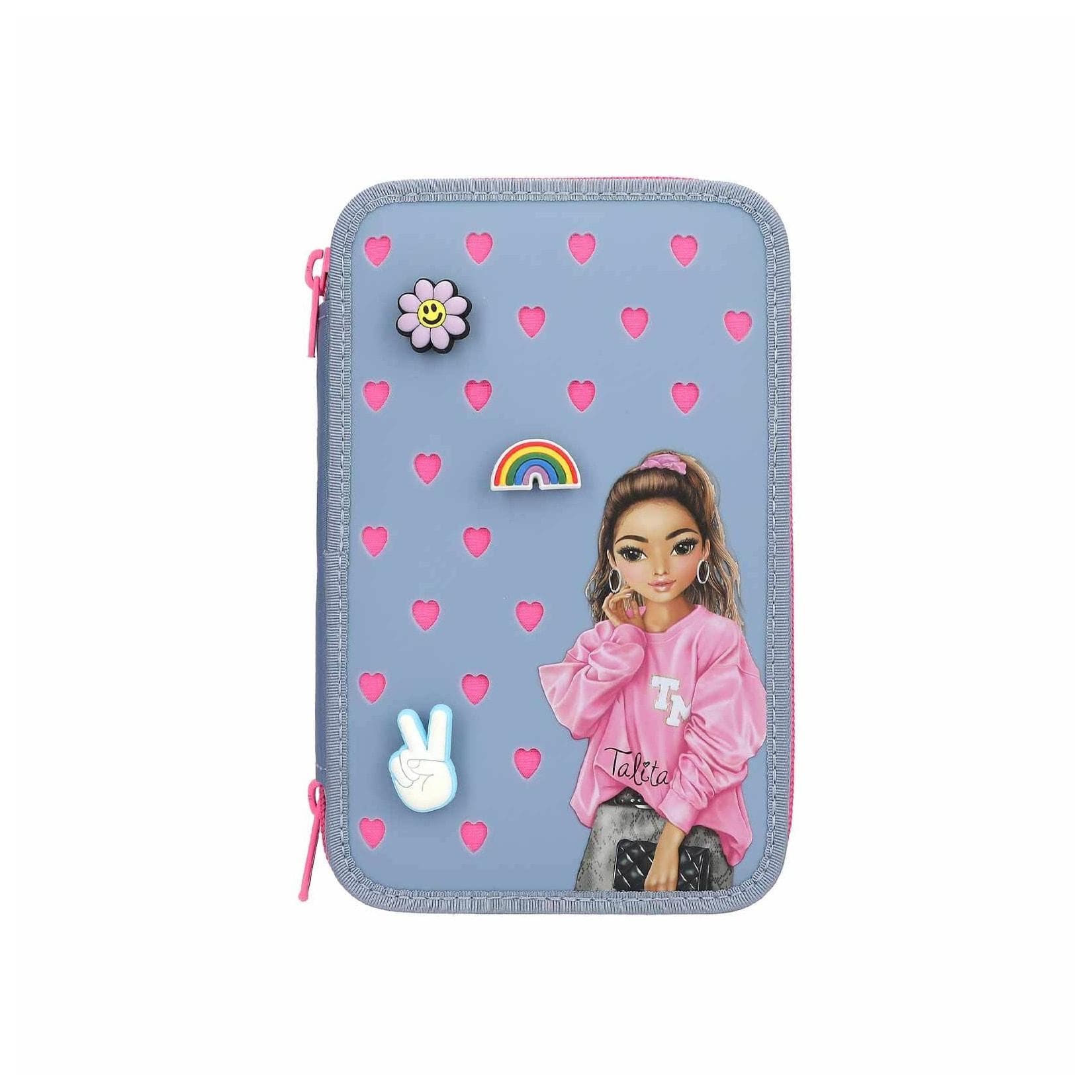 Depesche 3-Fach Federtasche mit Silikon-Pins TOPModel