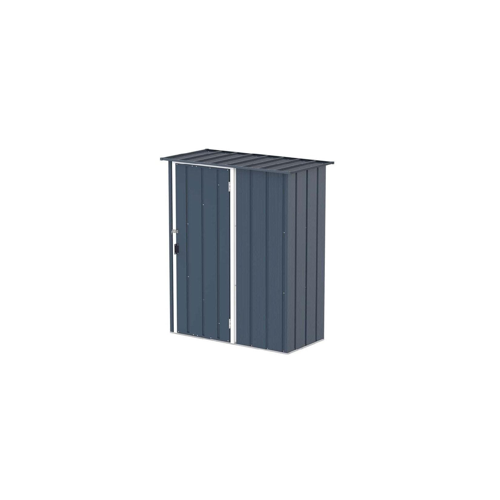 Duramax Metall Gartenhaus 148x68 Geräteschuppen Schiebetür 190x163x82 cm