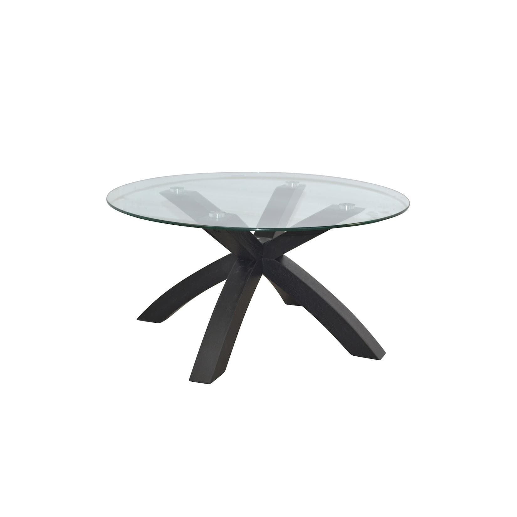 möbel direkt online Couchtisch Massivholz Eiche mit großer Sicherheits-Glasplatte