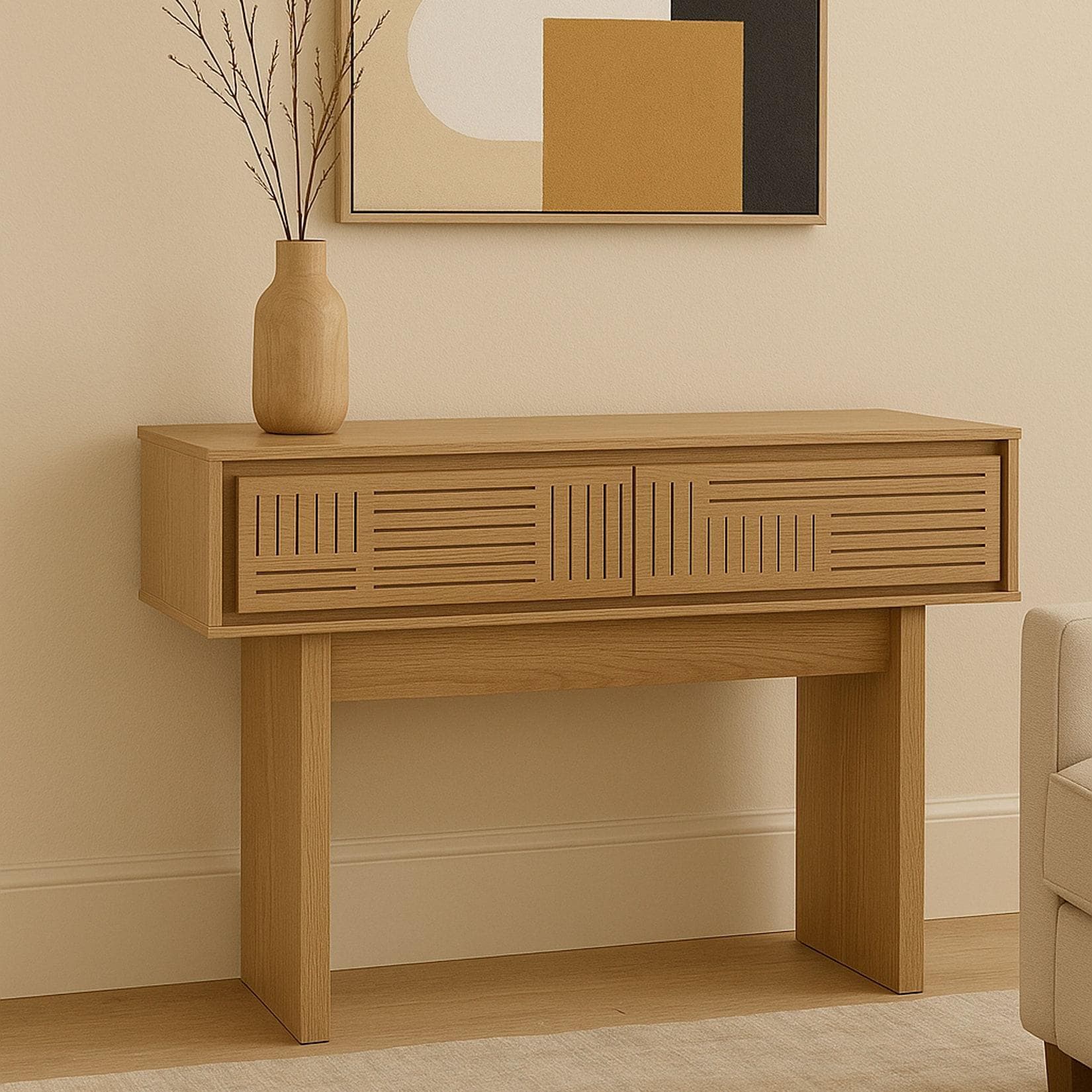 MCW Konsolentisch O31 Strukturierte Fronten Modernes Design