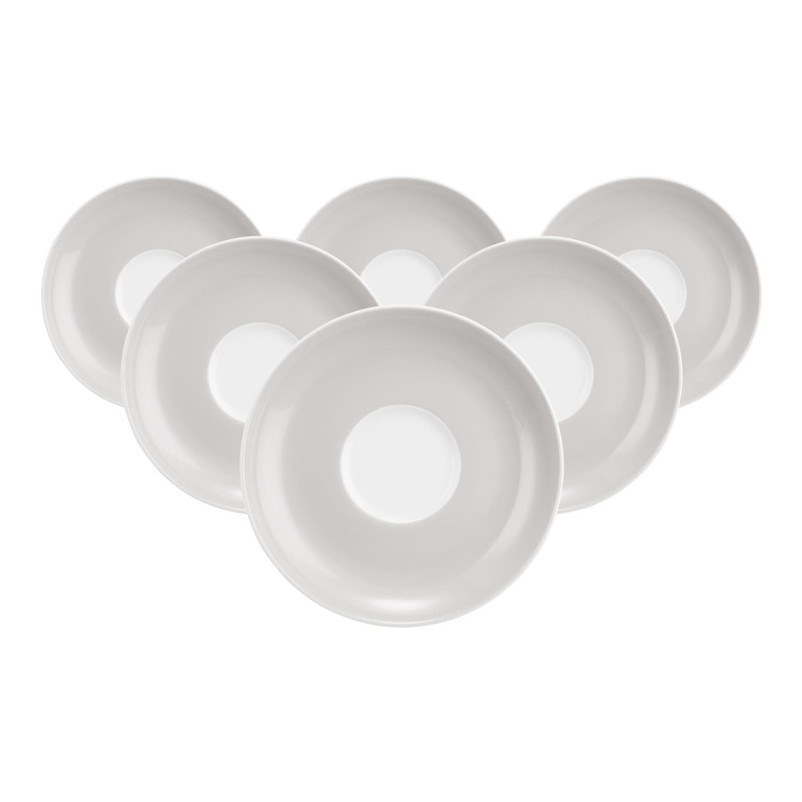 Seltmann Weiden Teeuntertassen Liberty Pure Colors Ø 13 cm 6er Set