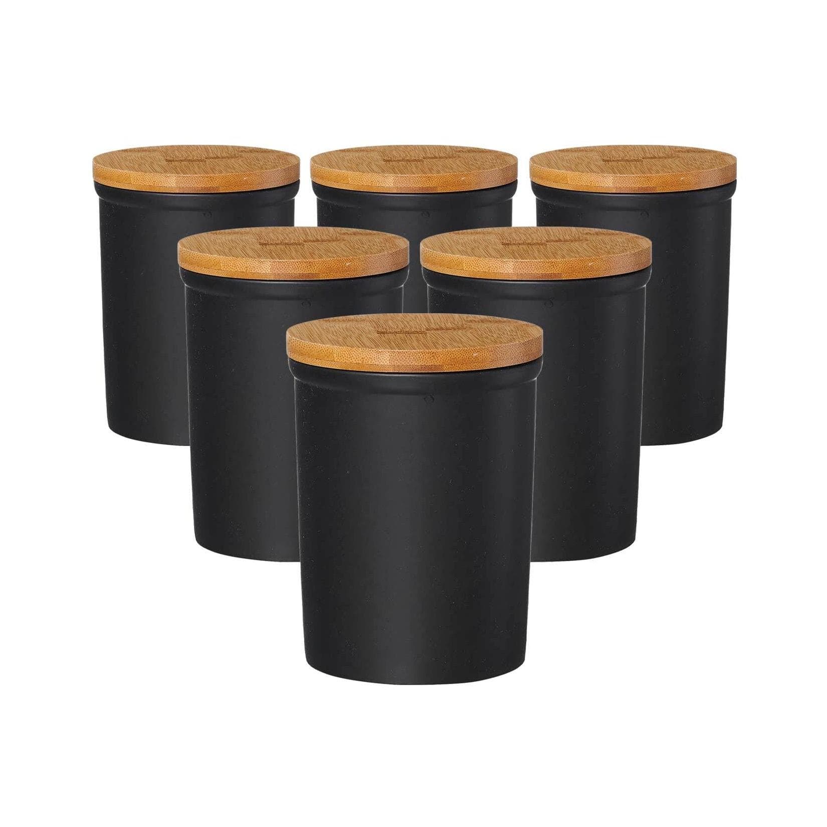 Ritzenhoff & Breker Jasper Vorratsdose 800 ml 6er Set Schwarz