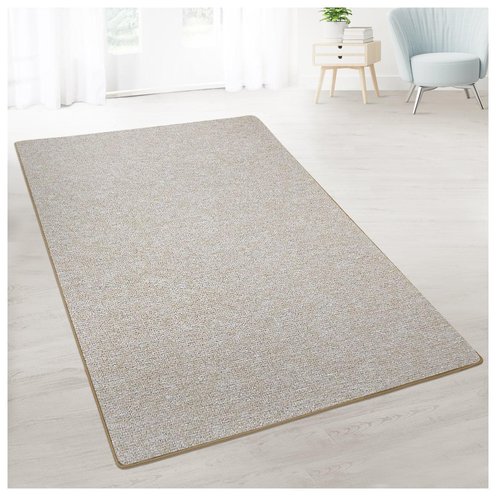 casa pura Teppich-Läufer London Beige auf Maß