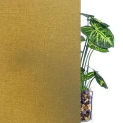 Rollomeister Kassettenrollo nach Maß Metallic Pale Gold Abdunkelnd