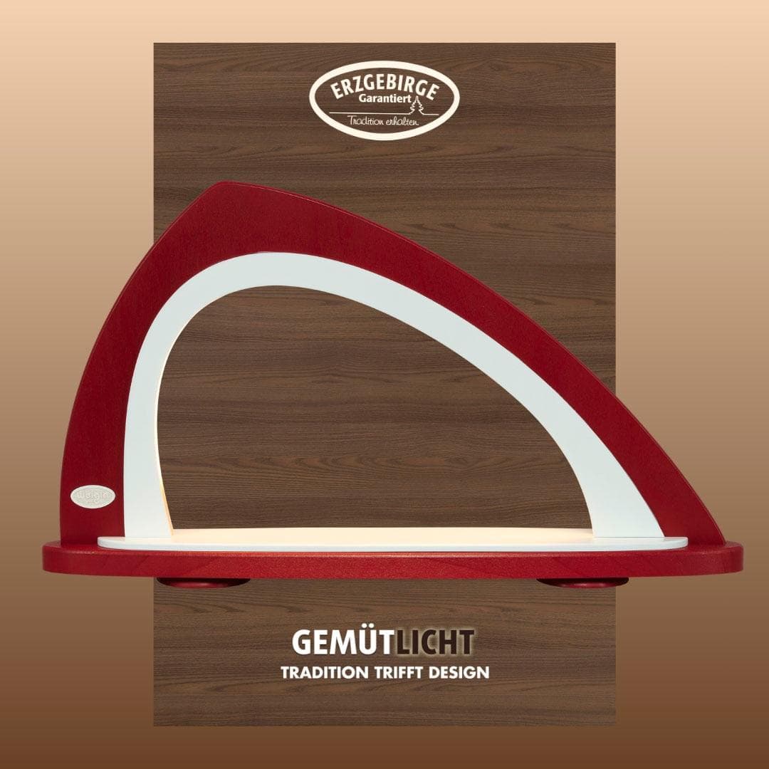 Weigla LED Schwibbogen Weihnachtsdeko - Selbstbestückbar & Asymmetrisch