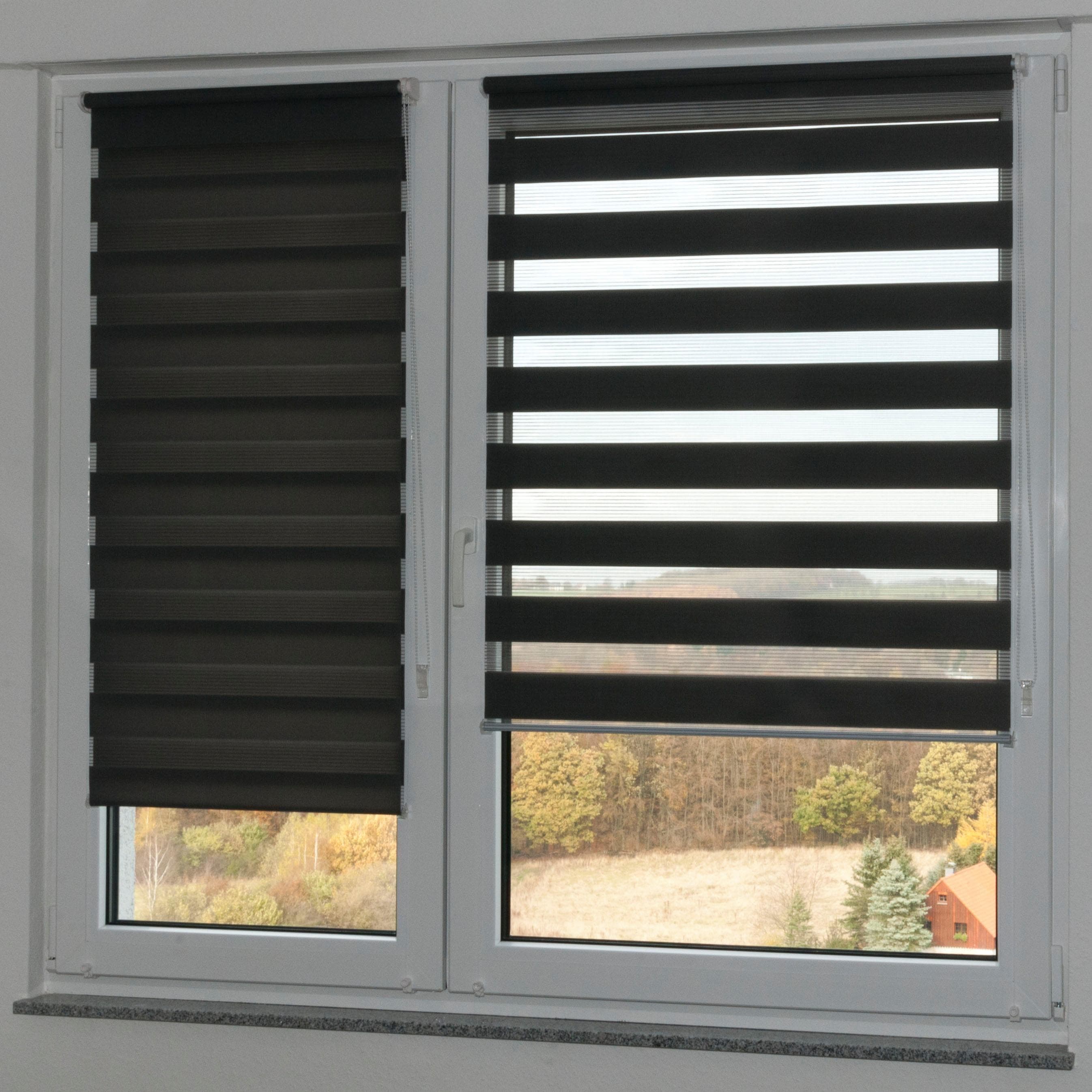 Doppelrollo KUTTI "Sola" Grau DUO-Rollo