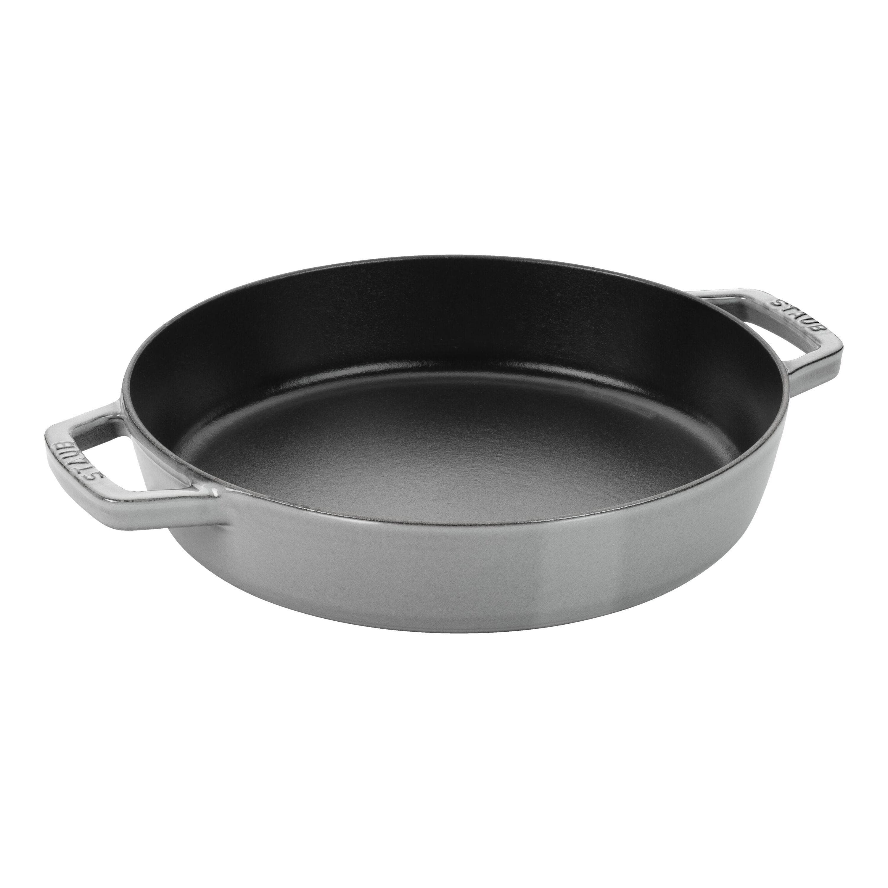 Staub Pans Bratpfanne 20 cm mit 2 Griffen Graphit-Grau Gusseisen