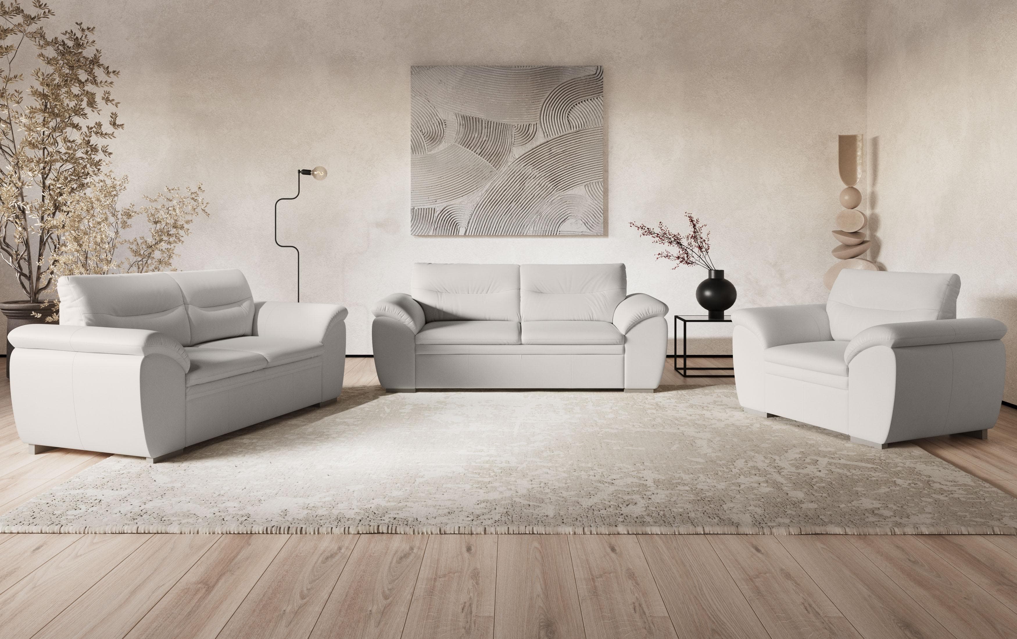 Elegante Polstergarnitur: 2,5- und 2-Sitzer Set