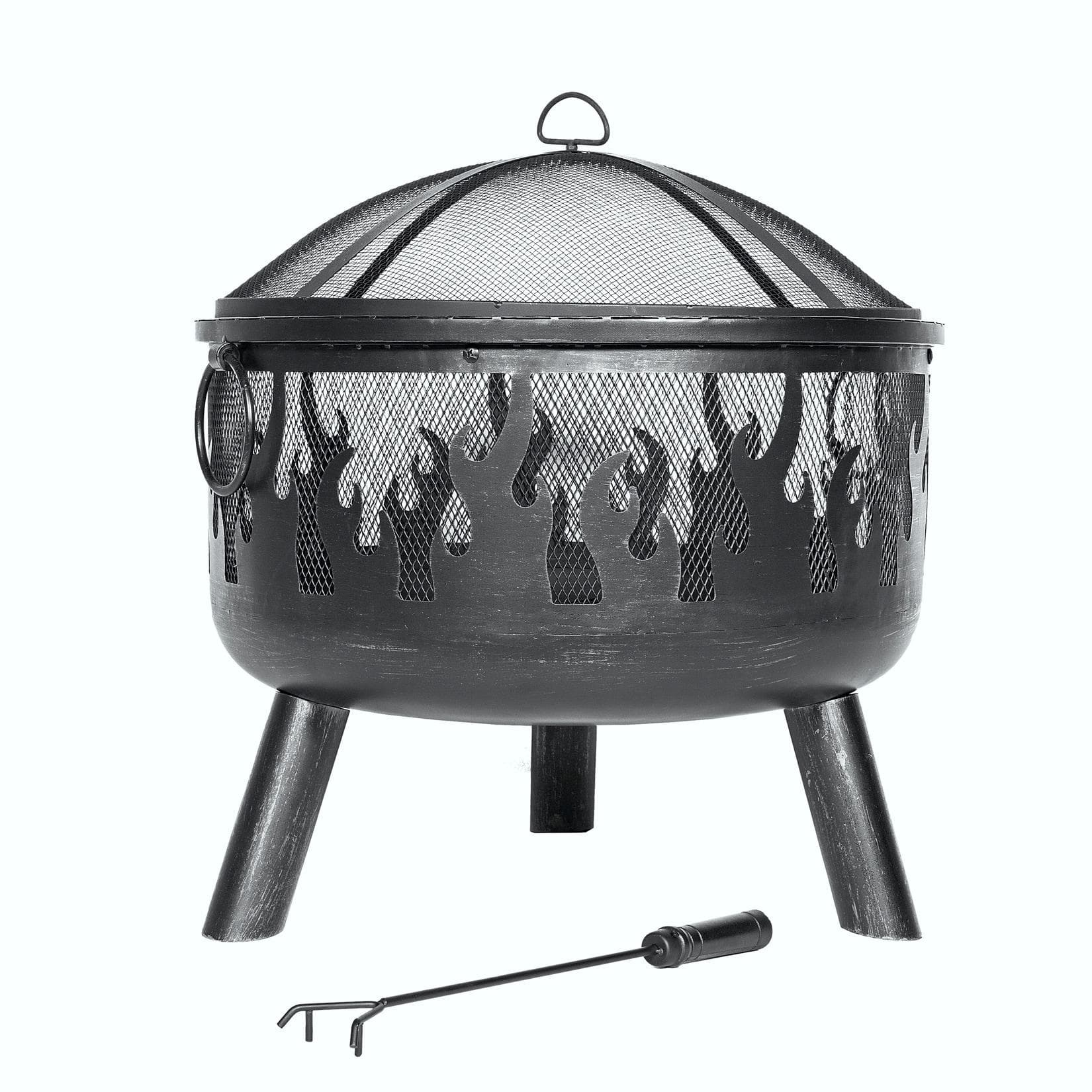 Buschbeck Feuerschale Faya Schwarz mit Grillrost
