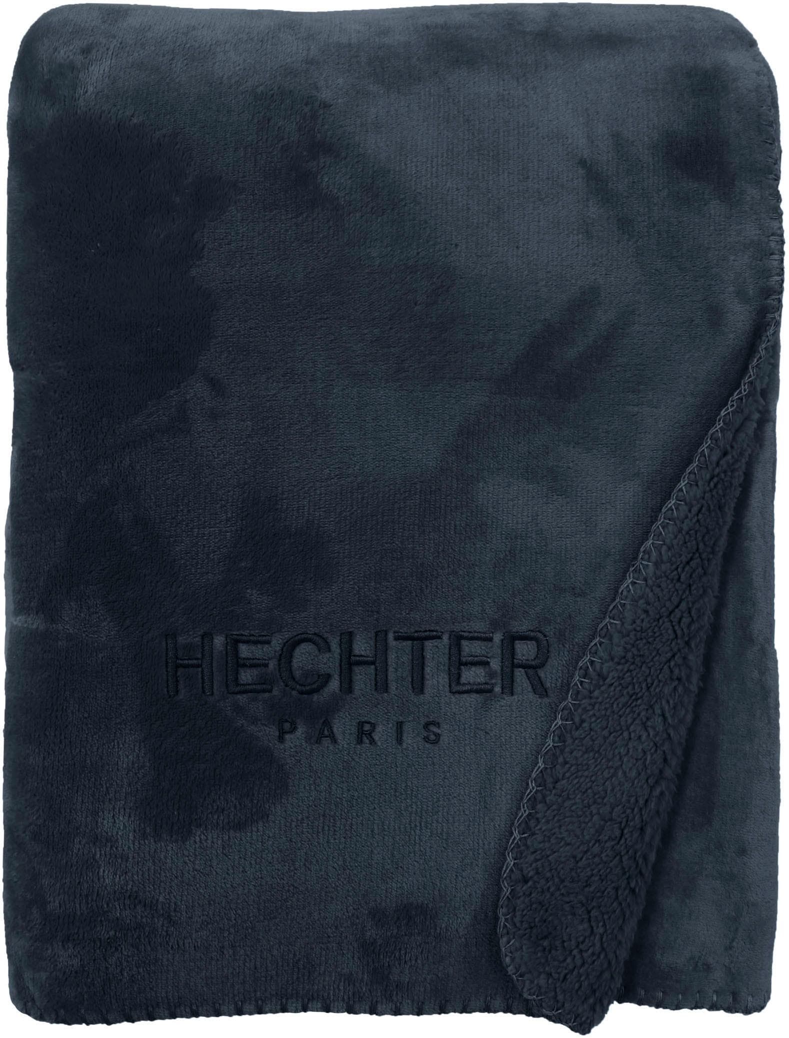 HECHTER PARIS Wohndecke Marine Teddyfleece Wendeoptik