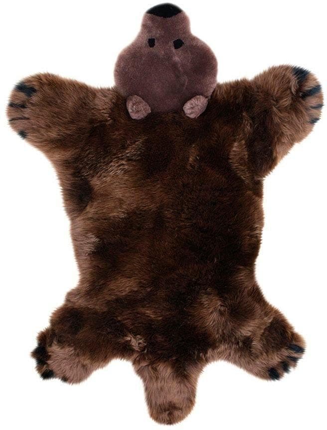 Heitmann Felle Fellteppich Bär Braun Lammfell