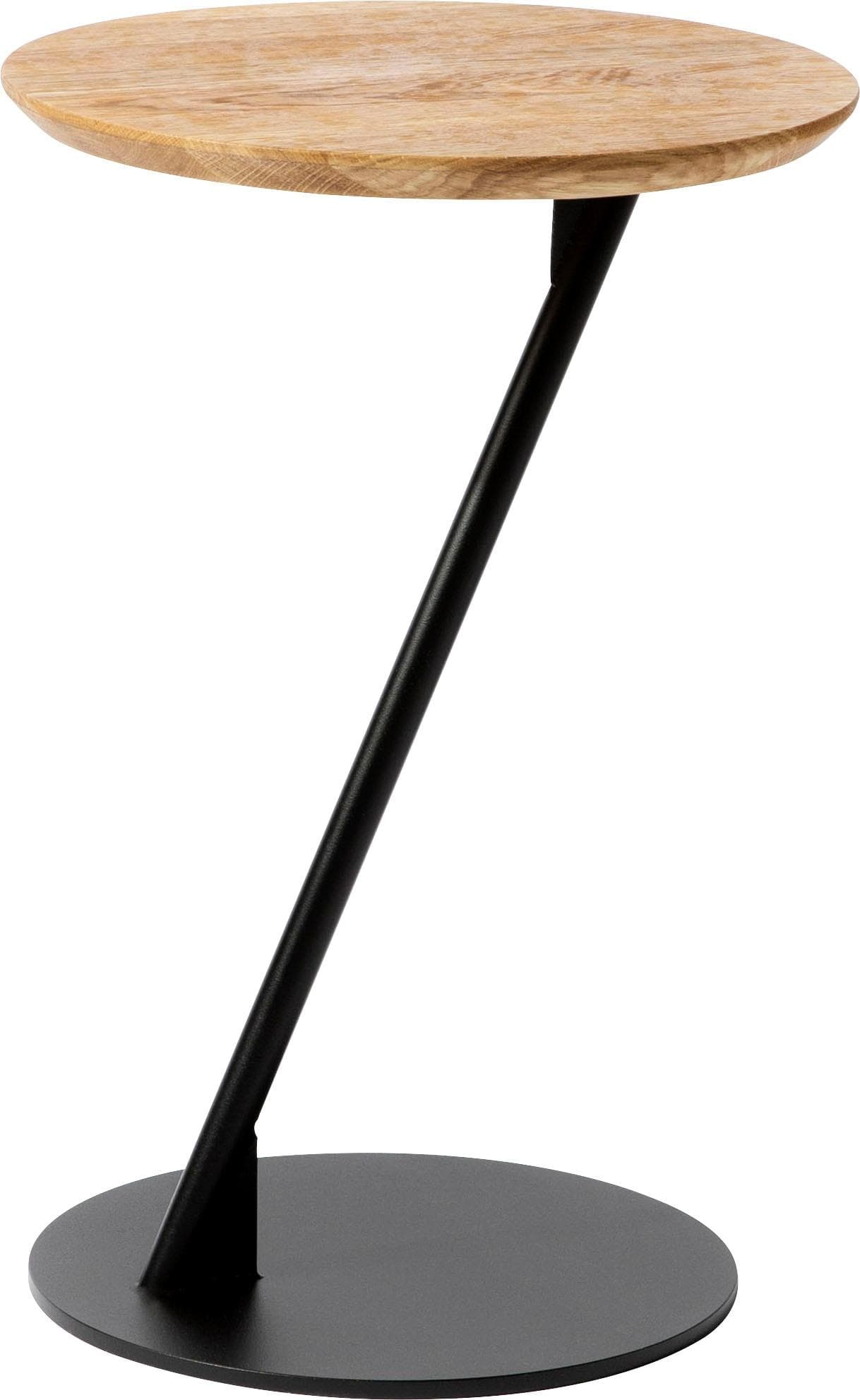 Couchtisch im nordischen Stil aus Eiche und Metall