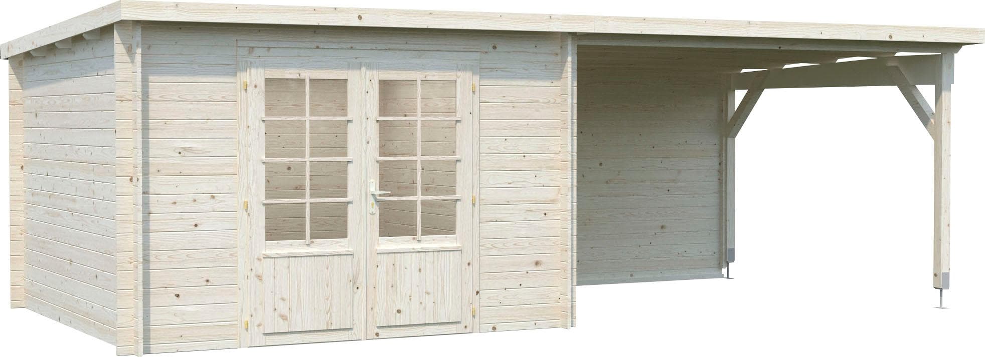 Gartenhaus PALMAKO Ella Massivholz Blockbohlensystem