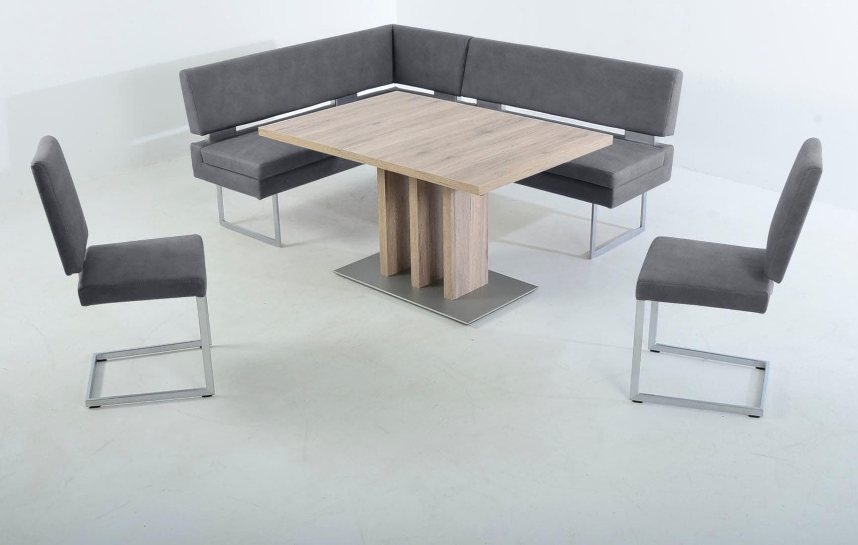 K+W Komfort & Wohnen Essgruppe Santiago mit Eckbank und ausziehbarem Tisch