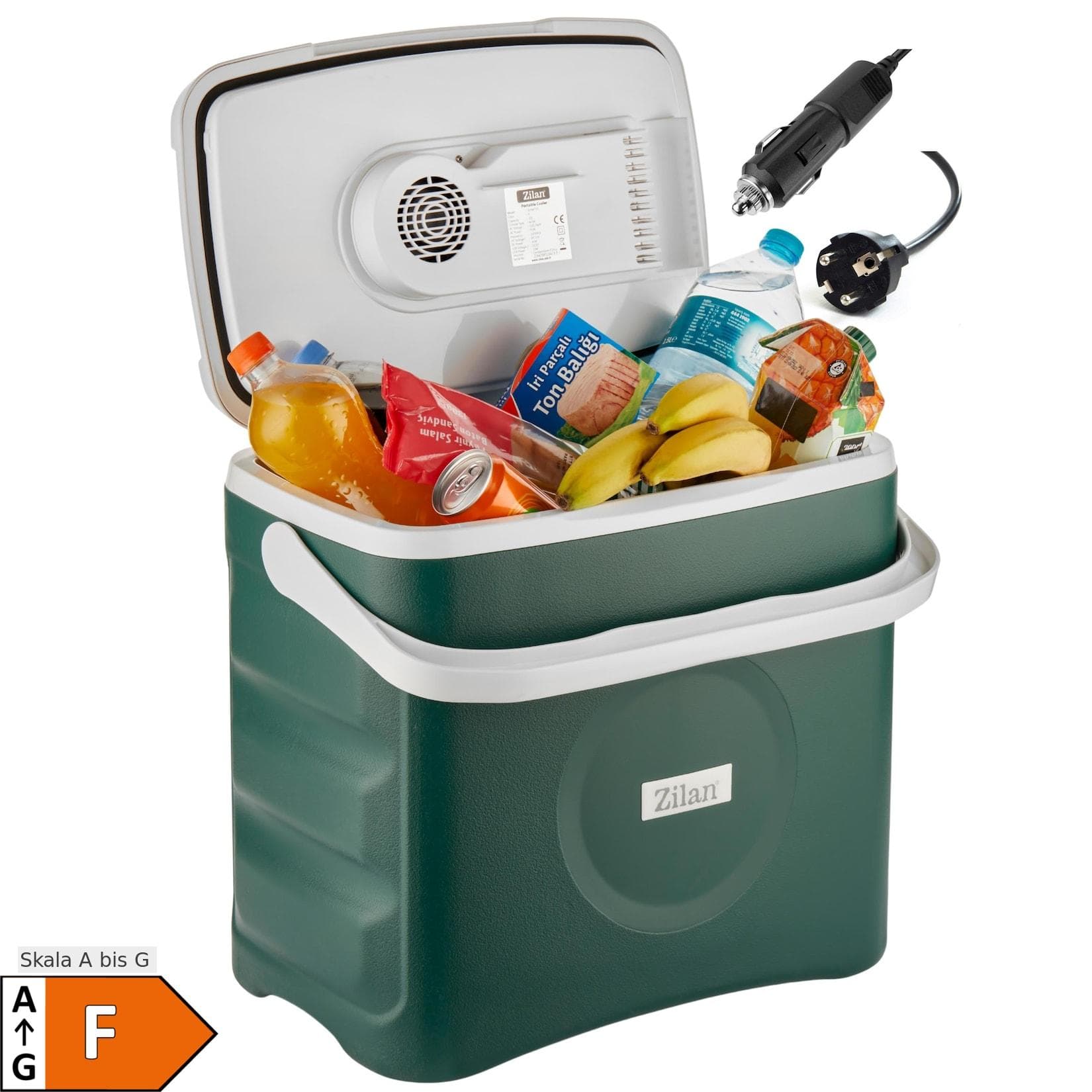 Zilan Kühlbox 33L Warmhaltebox 12V/230V Schwarz