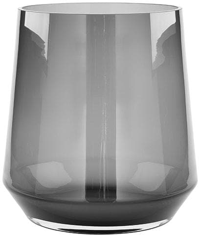 Fink Dekovase LINEA Grau Glas Vase Windlicht