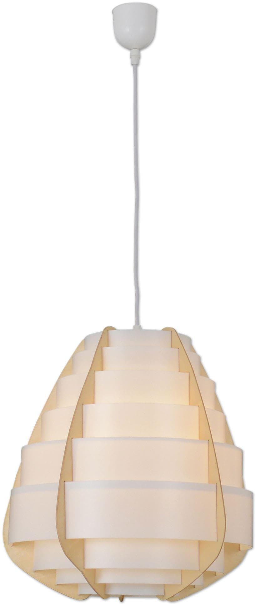 Näve Malmö Hängeleuchte Holz Retro Pendelleuchte Küchenbeleuchtung