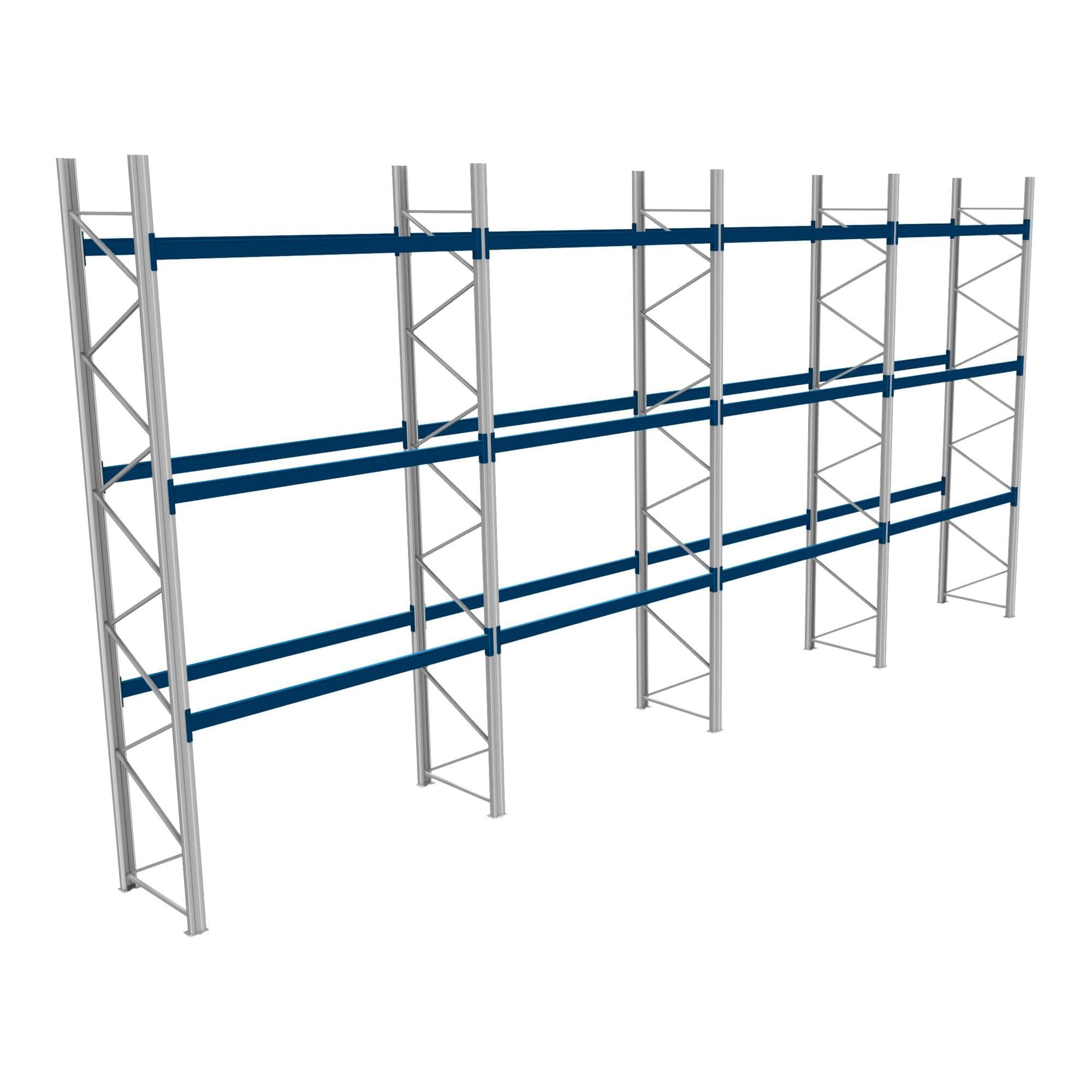 Bito Palettenregal Set P3 3 Ebenen Enzianblau