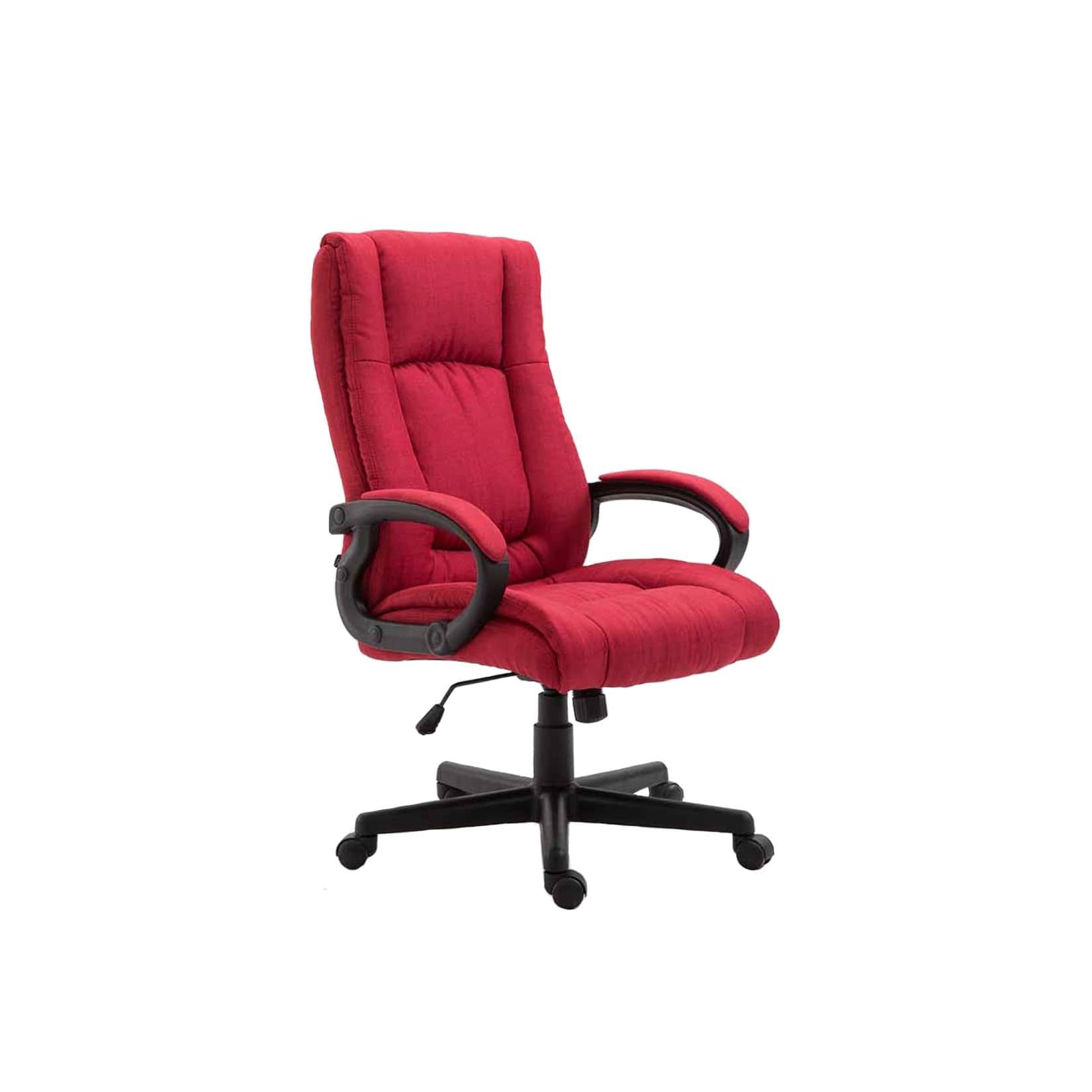 CLP Bürostuhl XL Sparta Ergonomisch Grau Stoff mit Wippfunktion