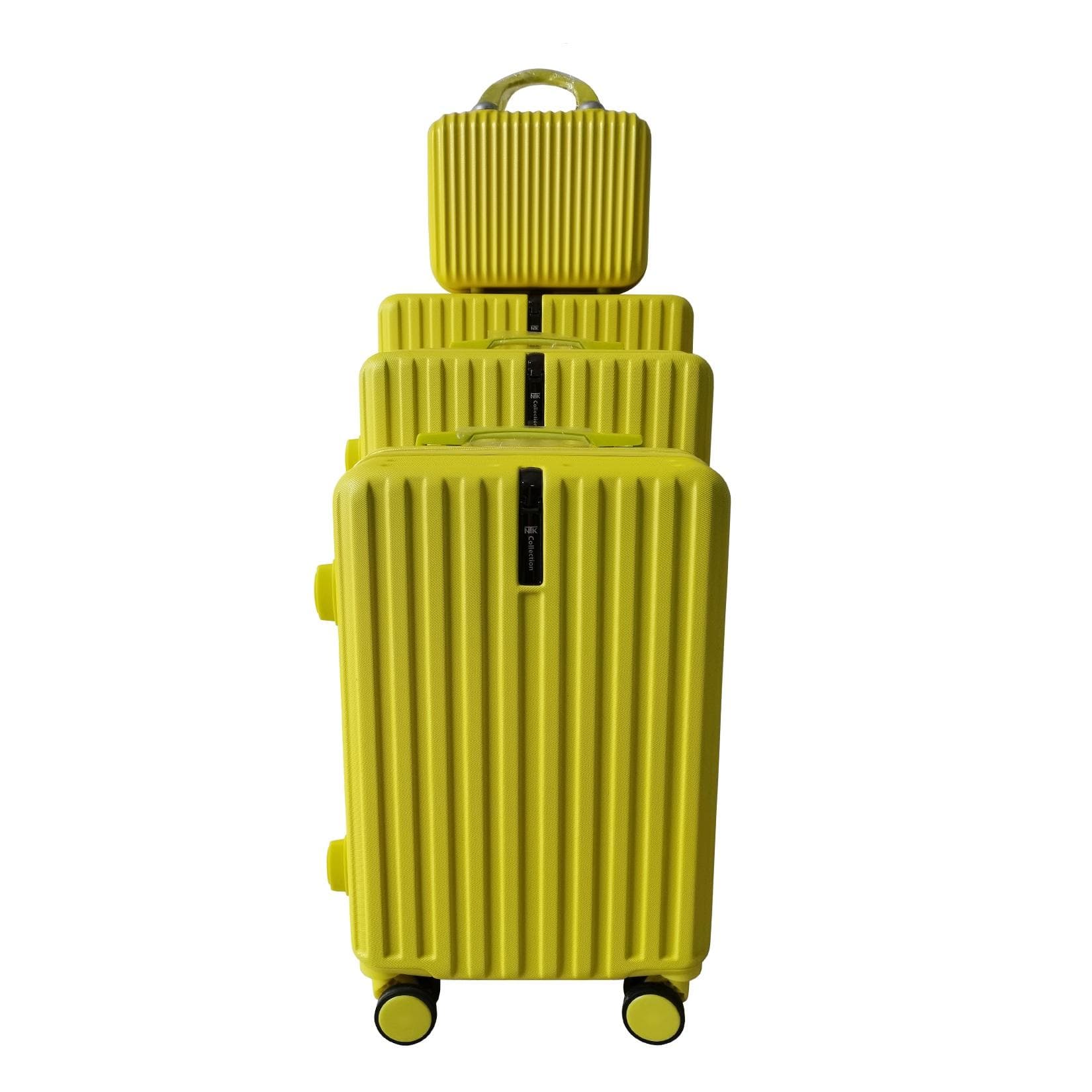 NTK-Collection Hartschalenkoffer-Set 4-tlg. Leandra Gelb