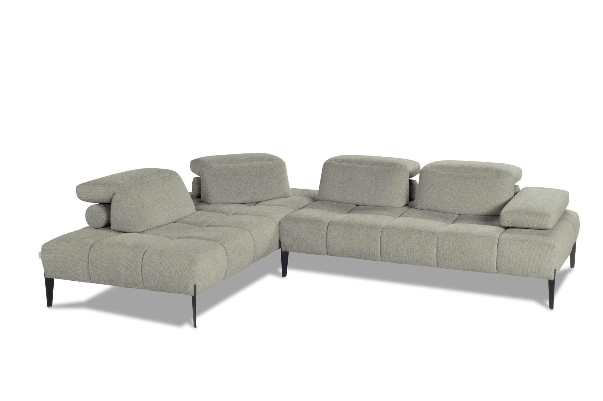 Ecksofa Polster ecru, Design Made in Italy