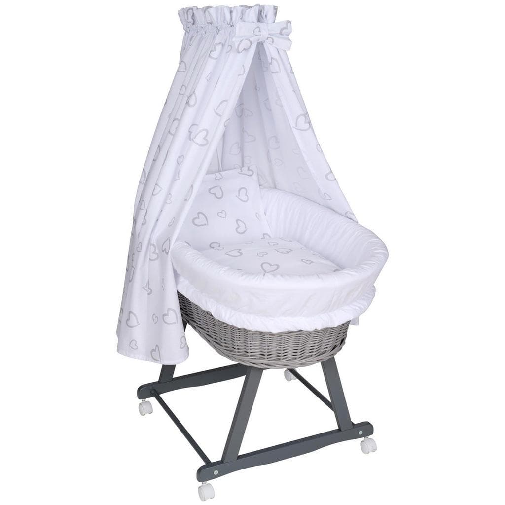 My Baby Lou Stubenwagen-Komplettset Grau Kernbuche