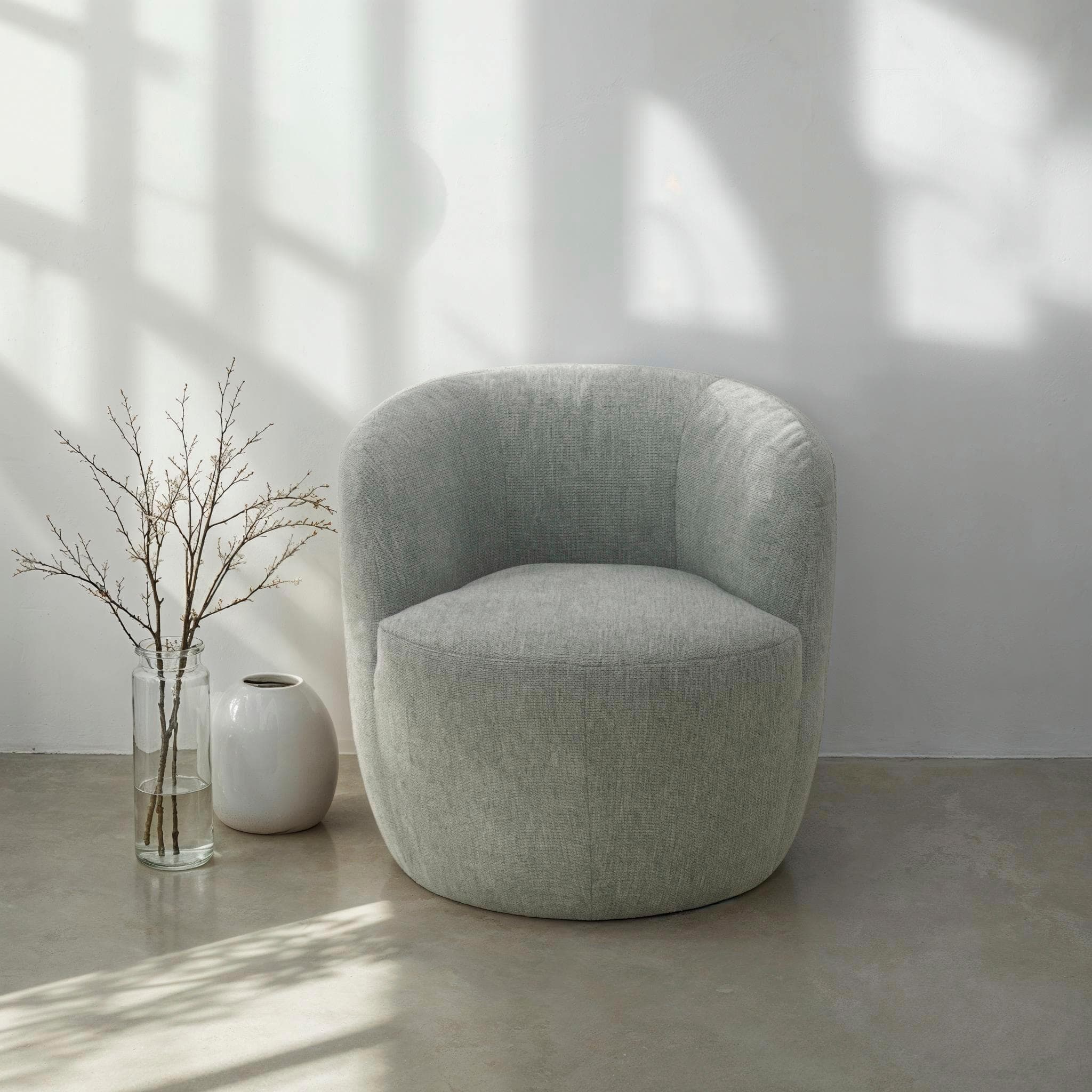 Moderner Loungesessel in Grau