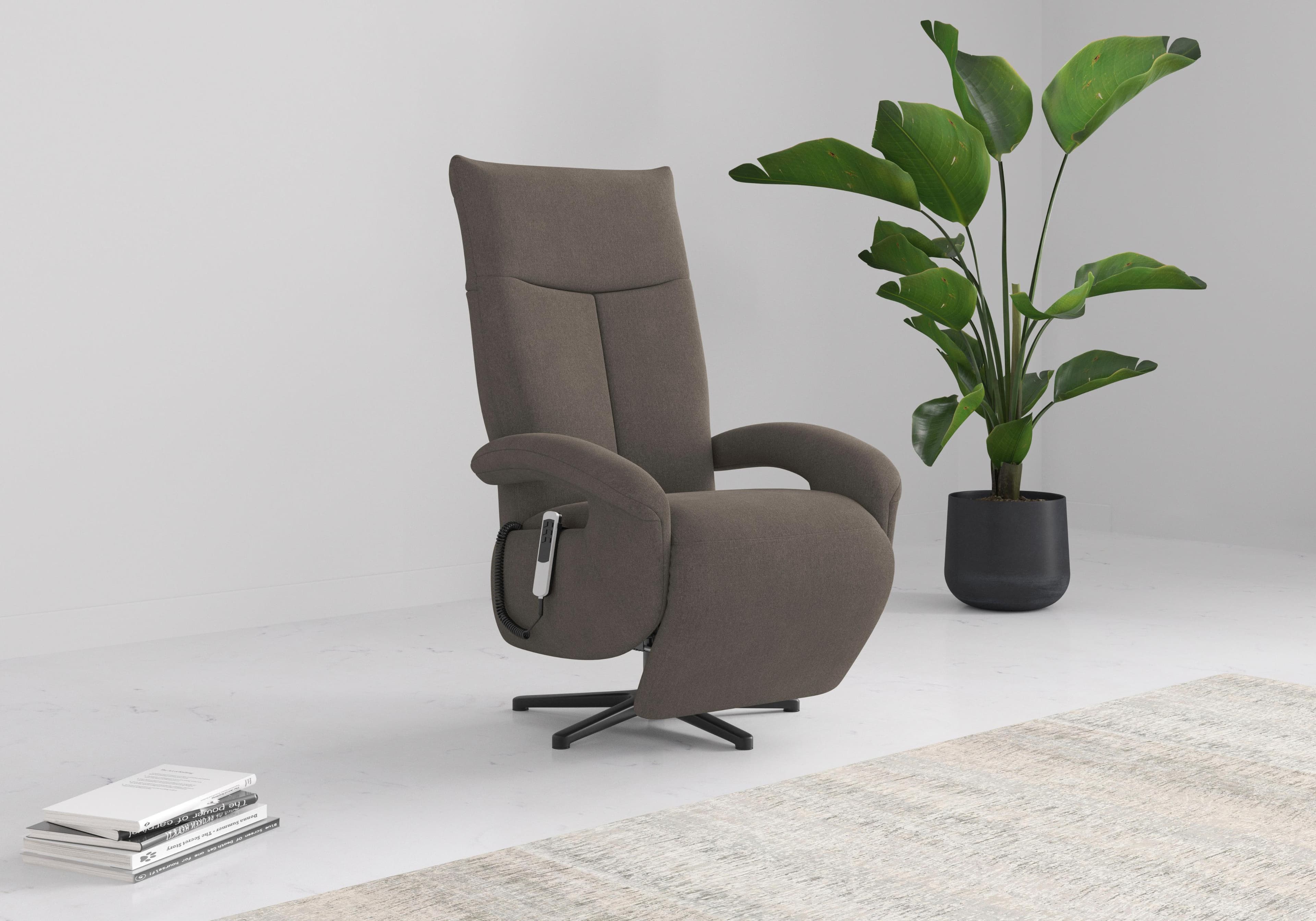SIT & MORE TV-Sessel Amica mit Kopfteilverstellung und Aufstehhilfe
