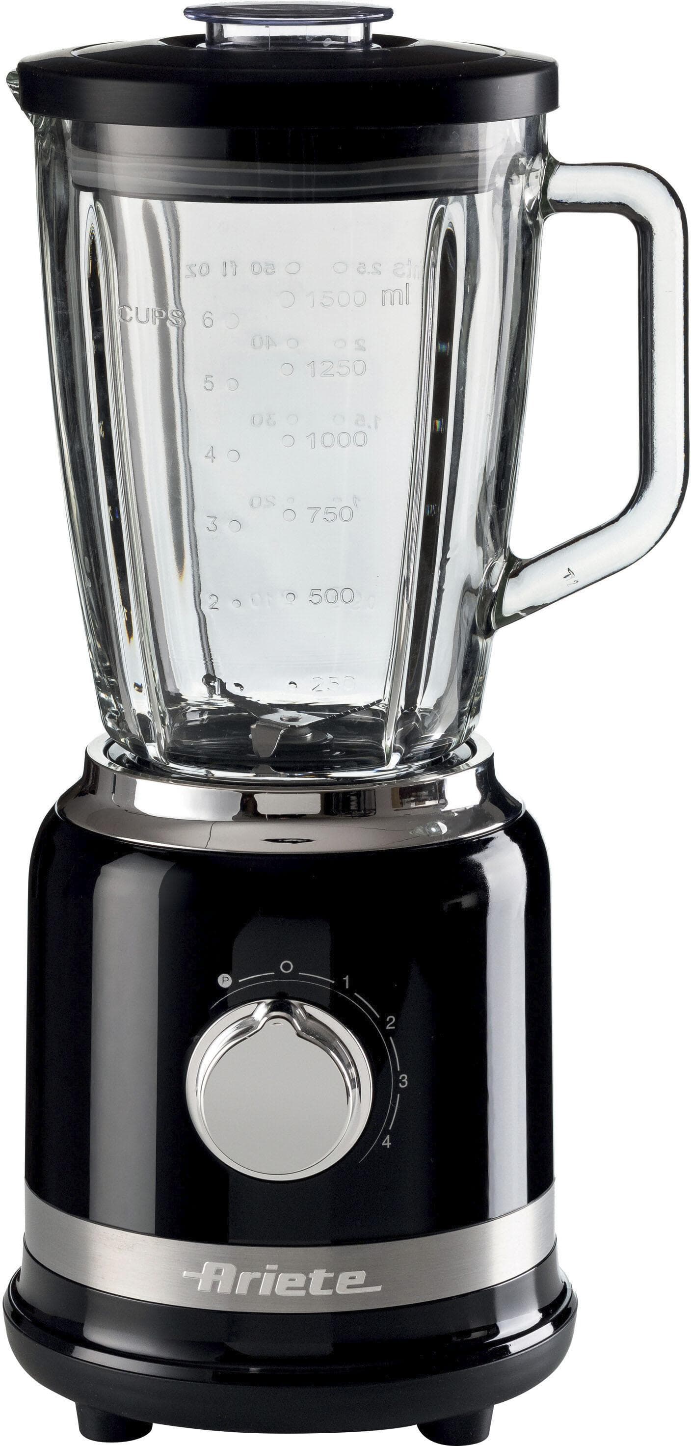 ARIETE Standmixer 585BK Moderna Schwarz 1,5 L Glasbehälter