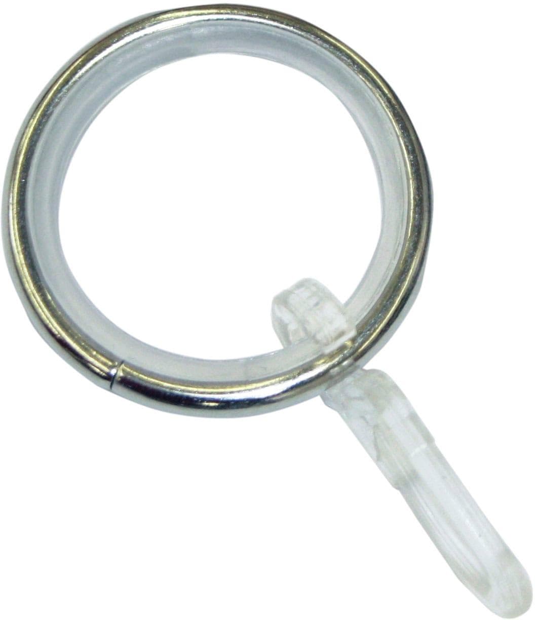 Gardinia Gardinenring Kreta Silber Metall Set 10-tlg.