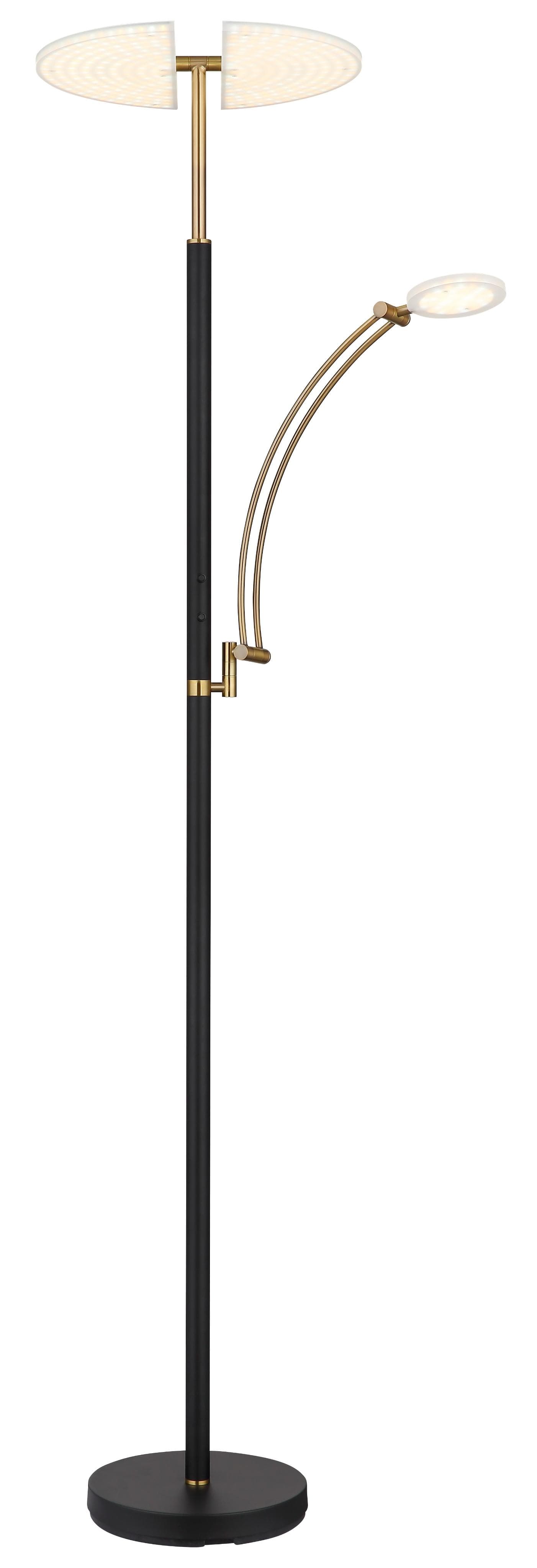 GLOBO LIGHTING LED Stehlampe TIRANA Schwarz Dimmbar