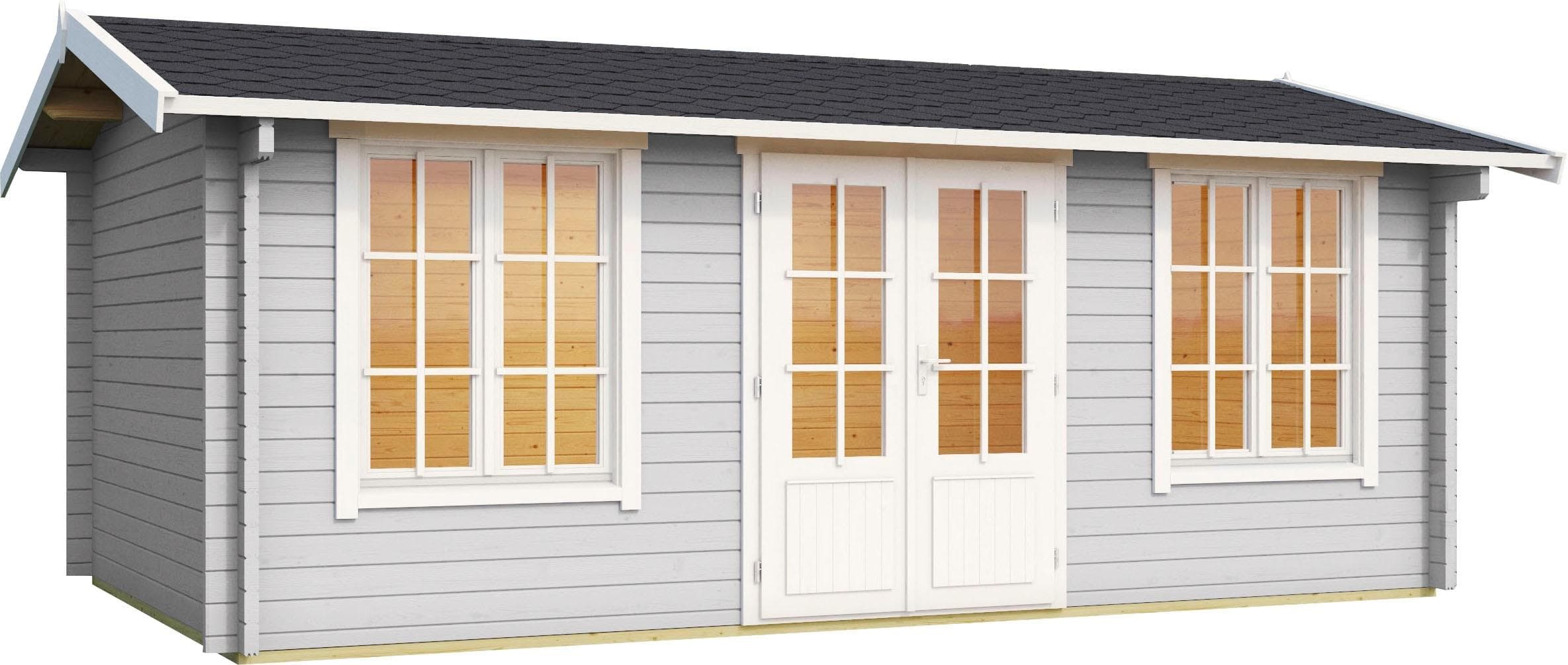 Lasita Maja Gartenhaus Pembrokeshire 53 Lichtgrau Holzwerkstoff