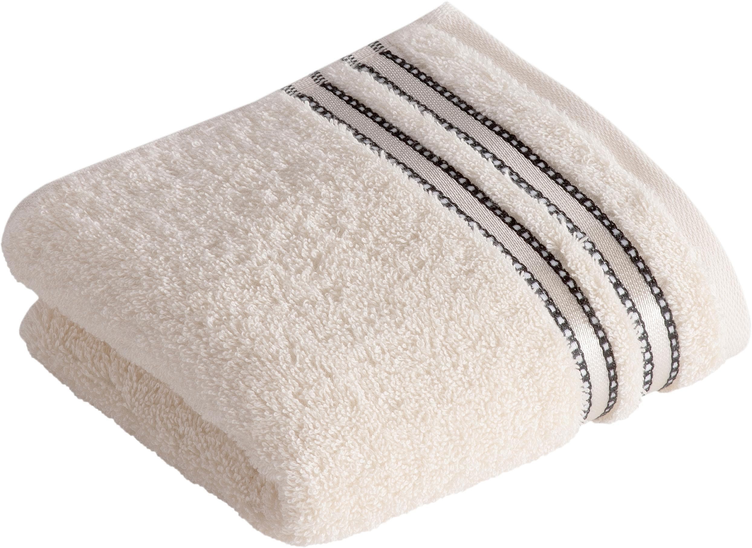 Vossen Seiftuch Cult Deluxe Set - Luxuriöser Waschlappen mit Glanzbordüre