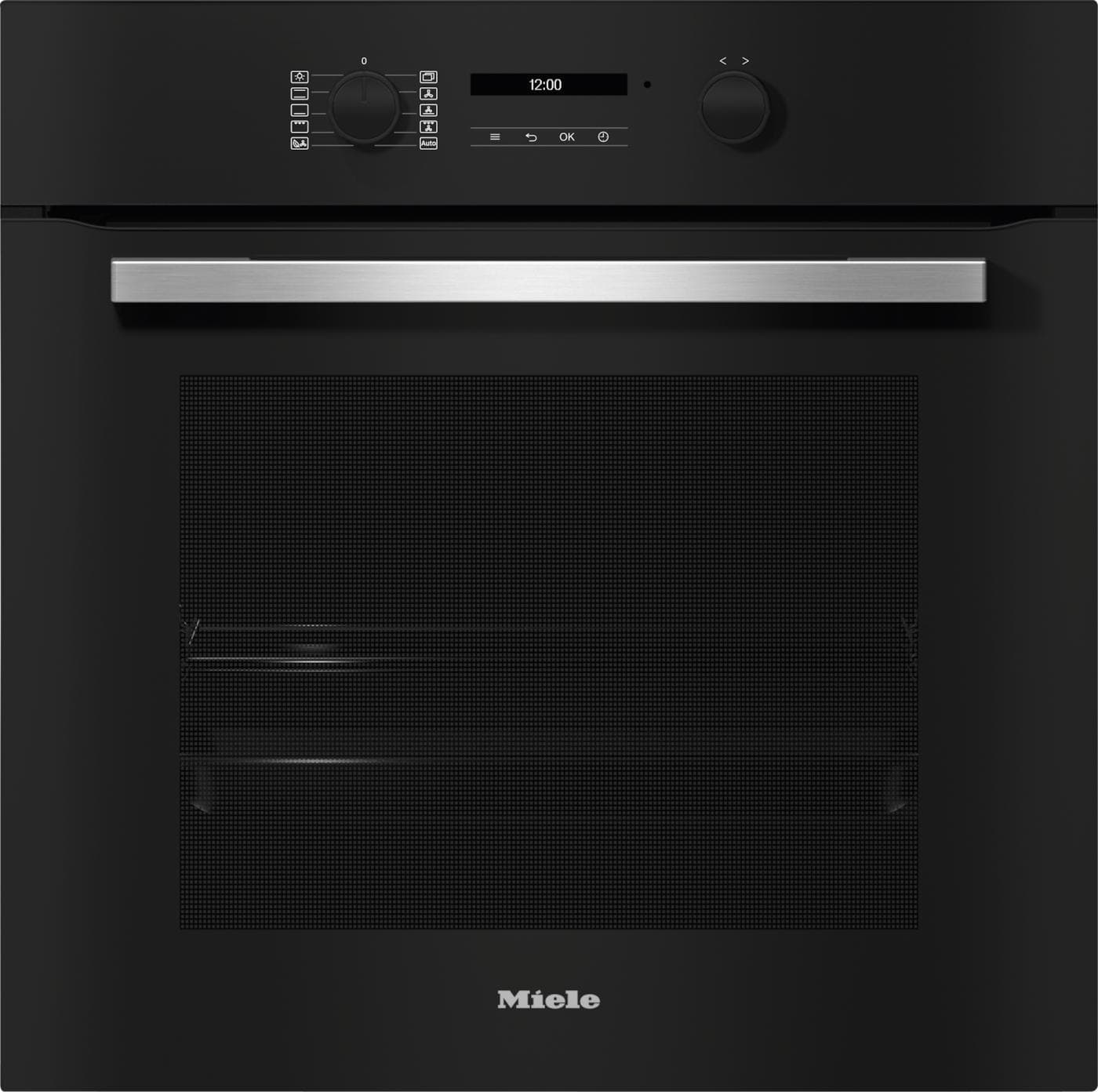 Einbaubackofen Obsidianschwarz Modern