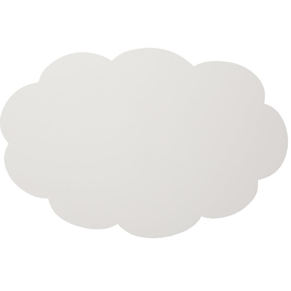 Chameleon Design-Whiteboard emailliert Wolke weiß